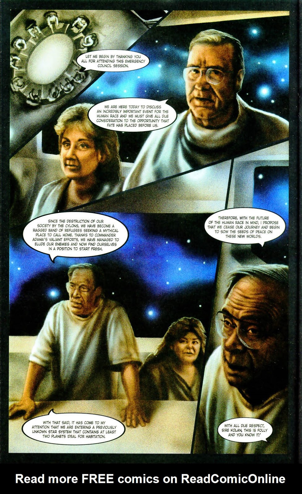 Battlestar Galactica: Season III issue 1 - Page 20
