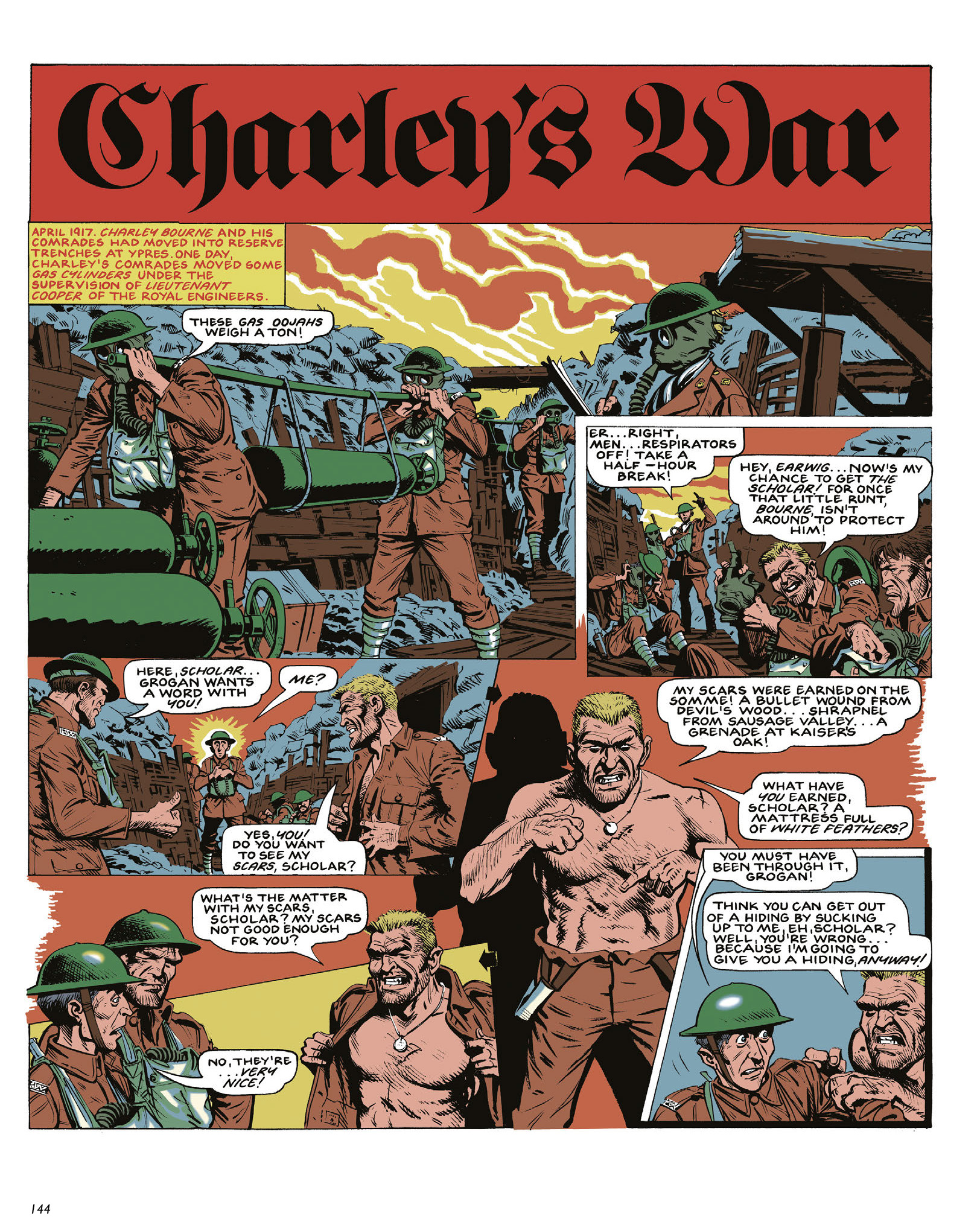 Read online Charley's War: The Definitive Collection comic -  Issue # TPB 2 - 144