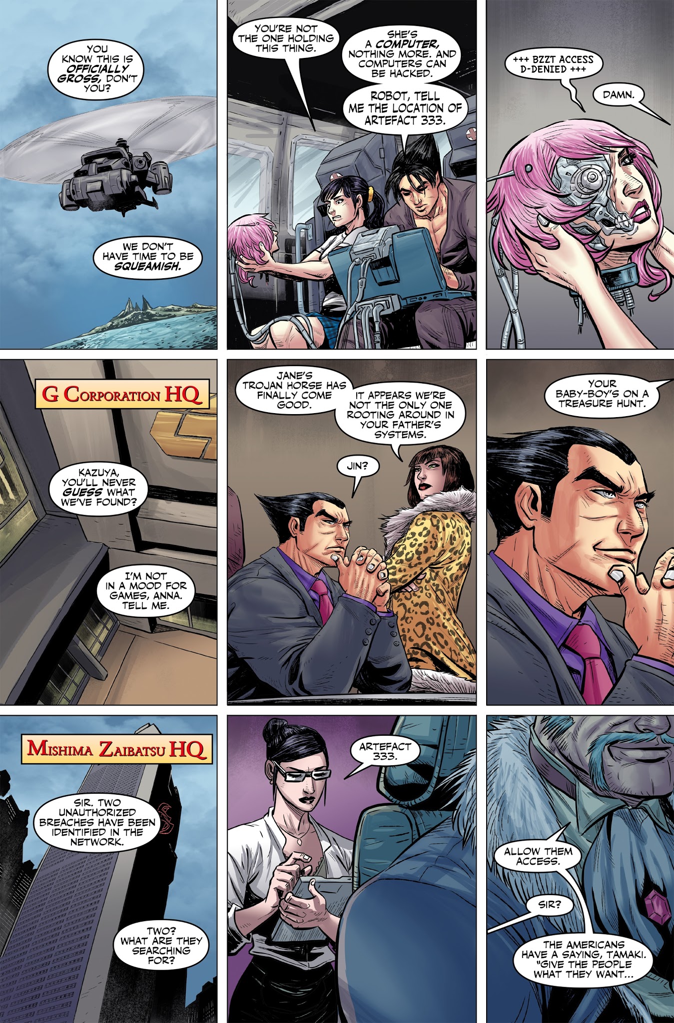 Read online Tekken comic -  Issue #3 - 14