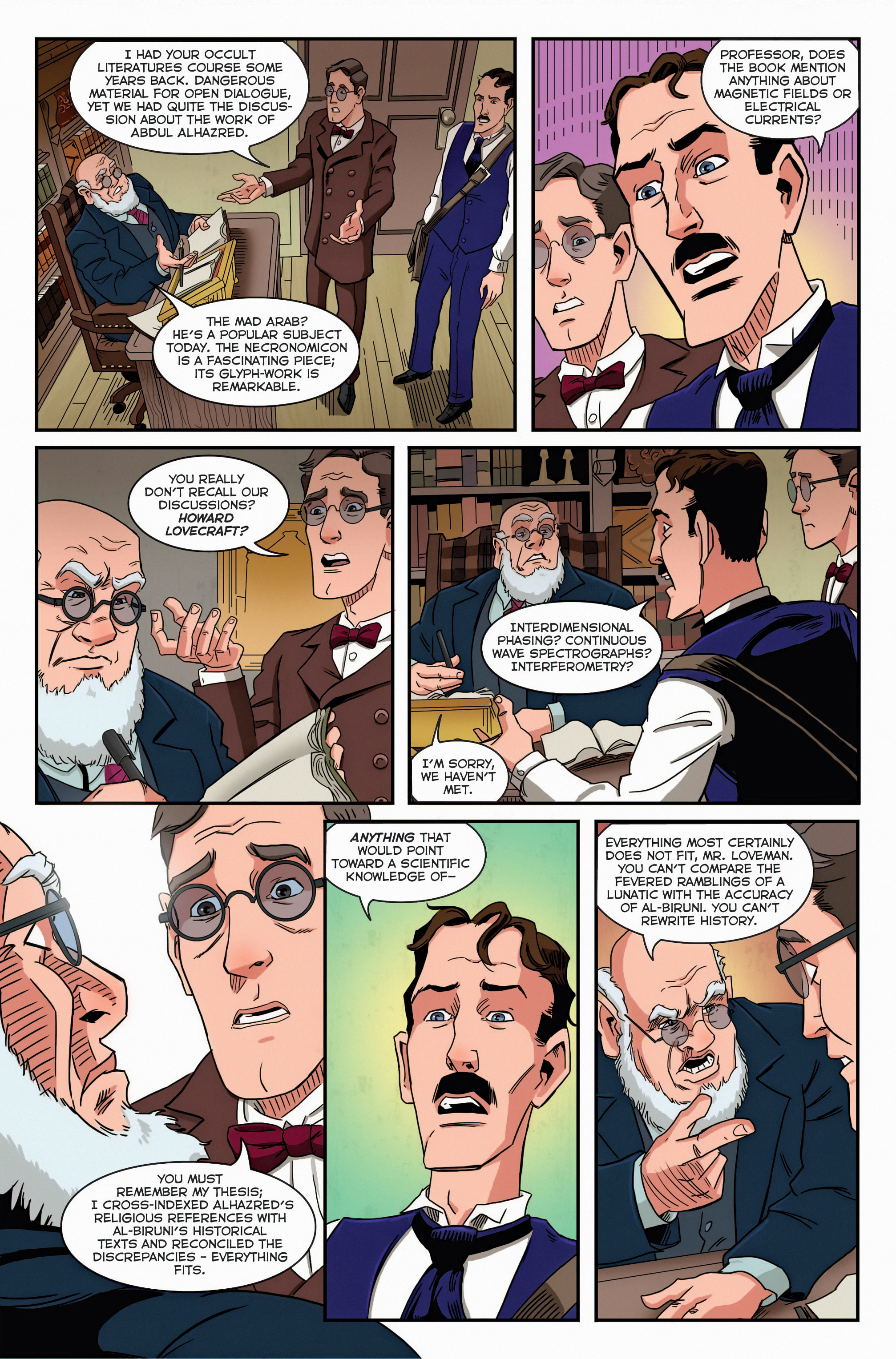 Read online Herald: Lovecraft and Tesla comic -  Issue #2 - 17