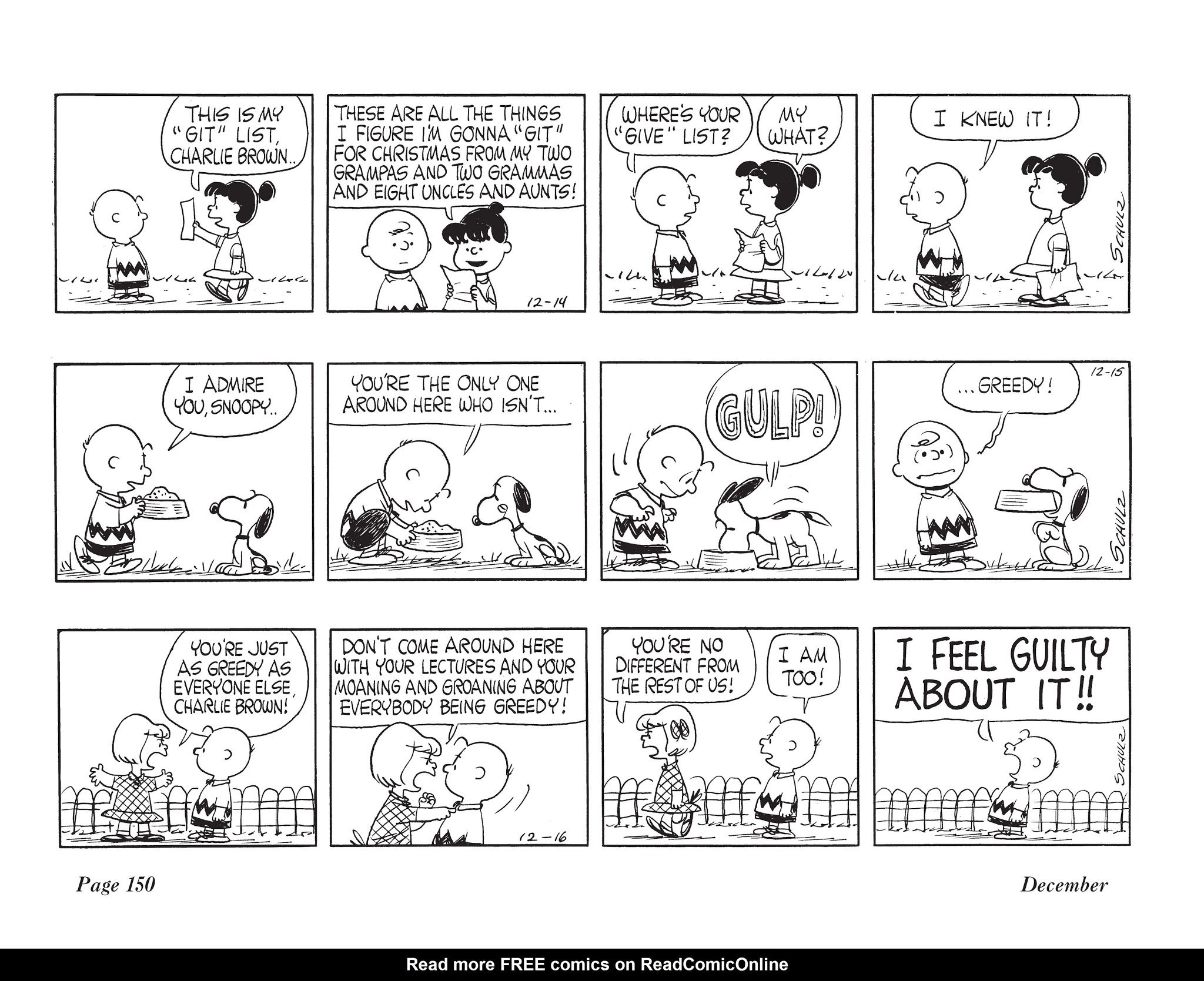 Read online The Complete Peanuts comic -  Issue # TPB 6 - 165