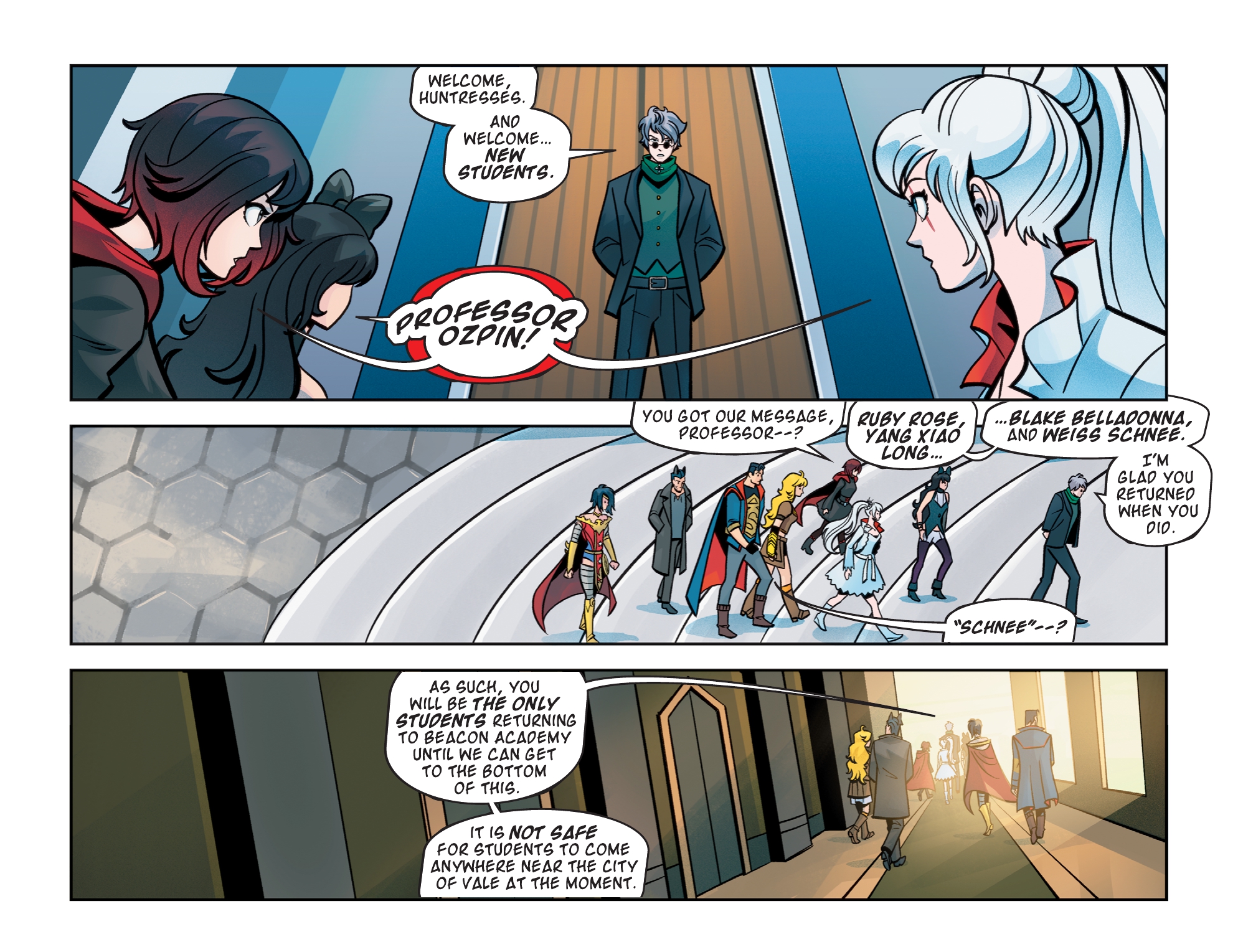 Read online RWBY/Justice League comic -  Issue #4 - 6