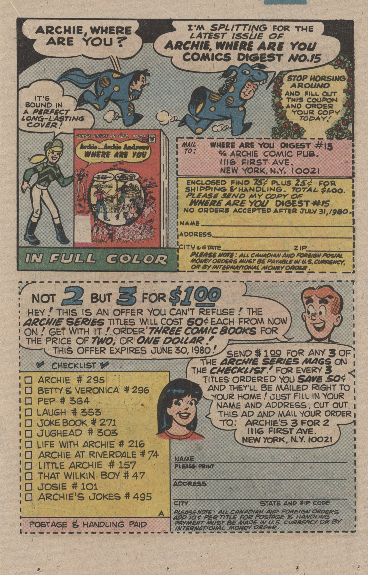 Read online Reggie and Me (1966) comic -  Issue #124 - 19