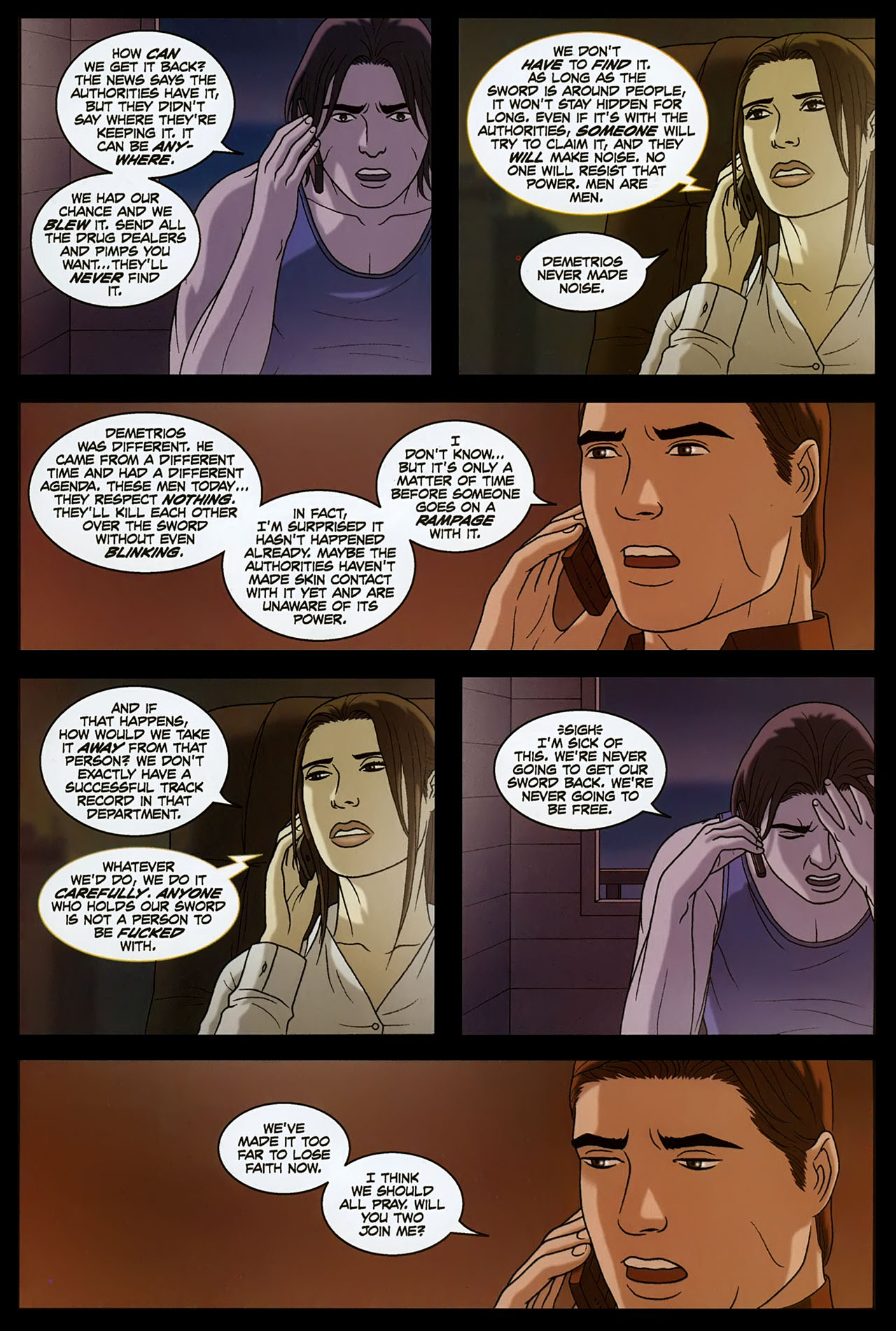 Read online The Sword comic -  Issue #6 - 4