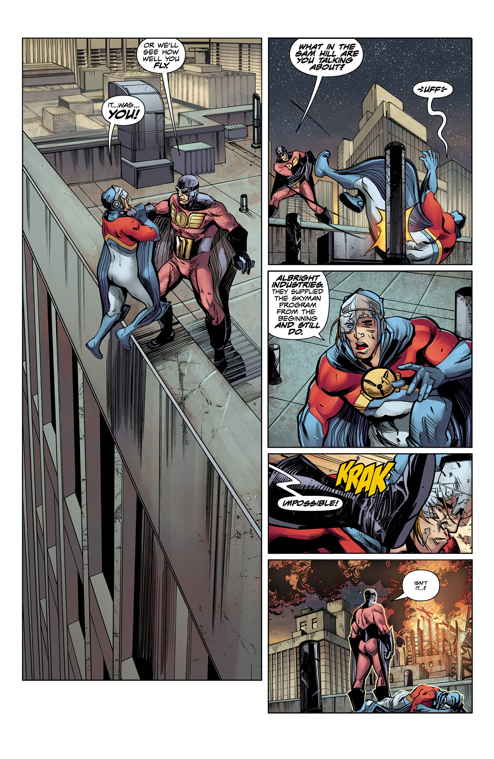 Read online Captain Midnight comic -  Issue #5~ - 22