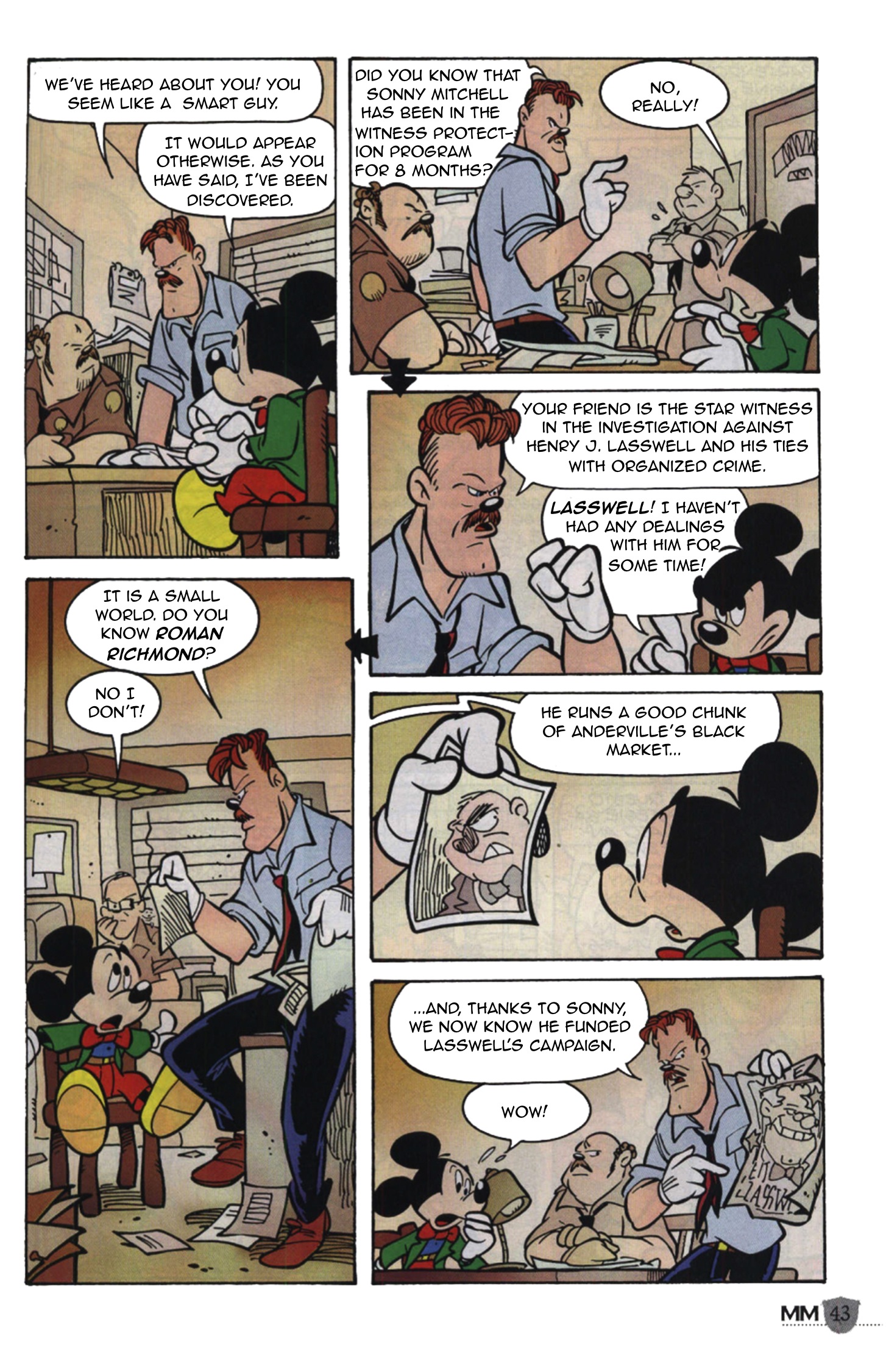 Read online Mickey Mouse Mystery Magazine comic -  Issue #2 - 43