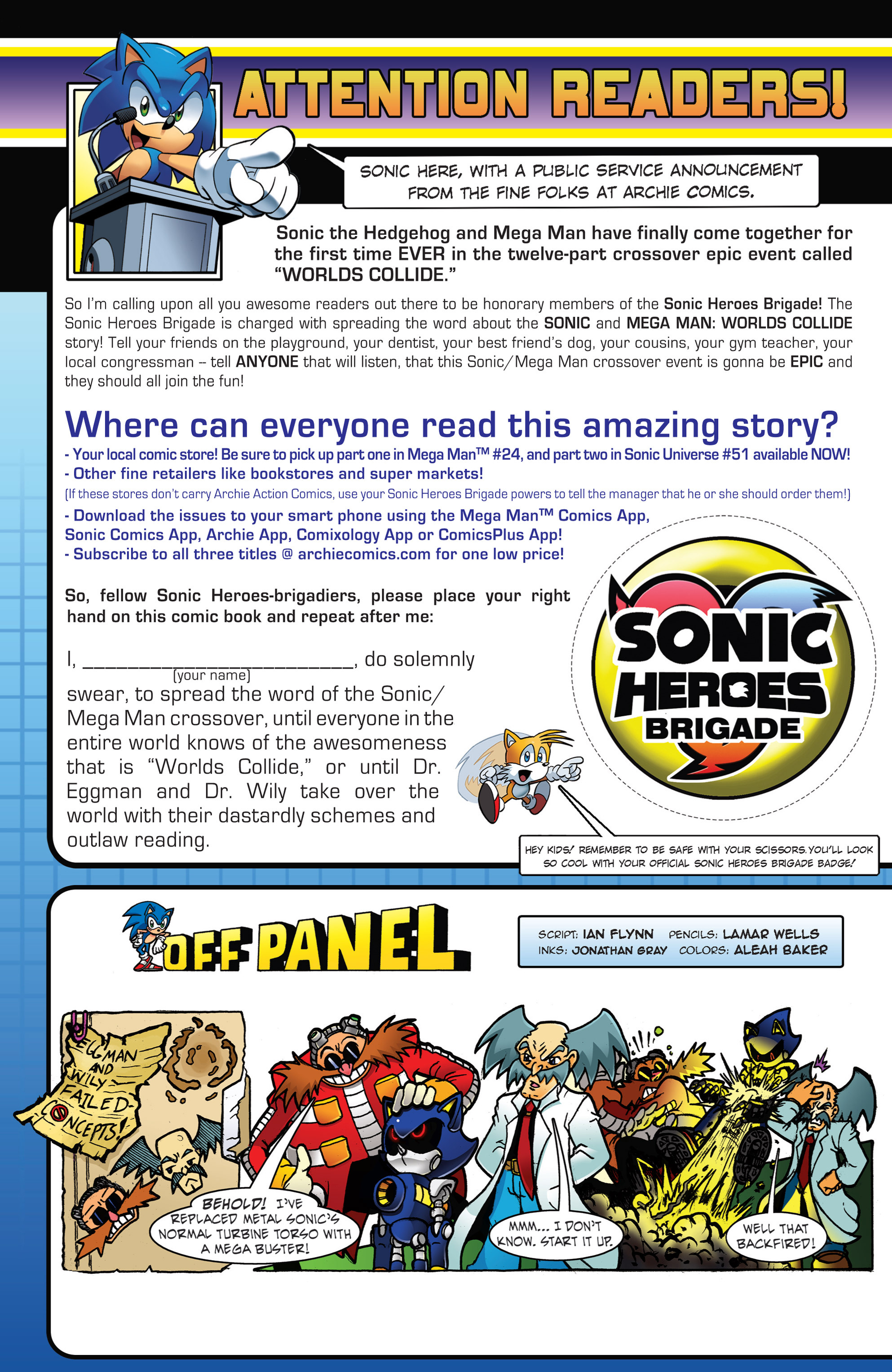 Read online Sonic Mega Man Worlds Collide comic -  Issue # Vol 1 - 84