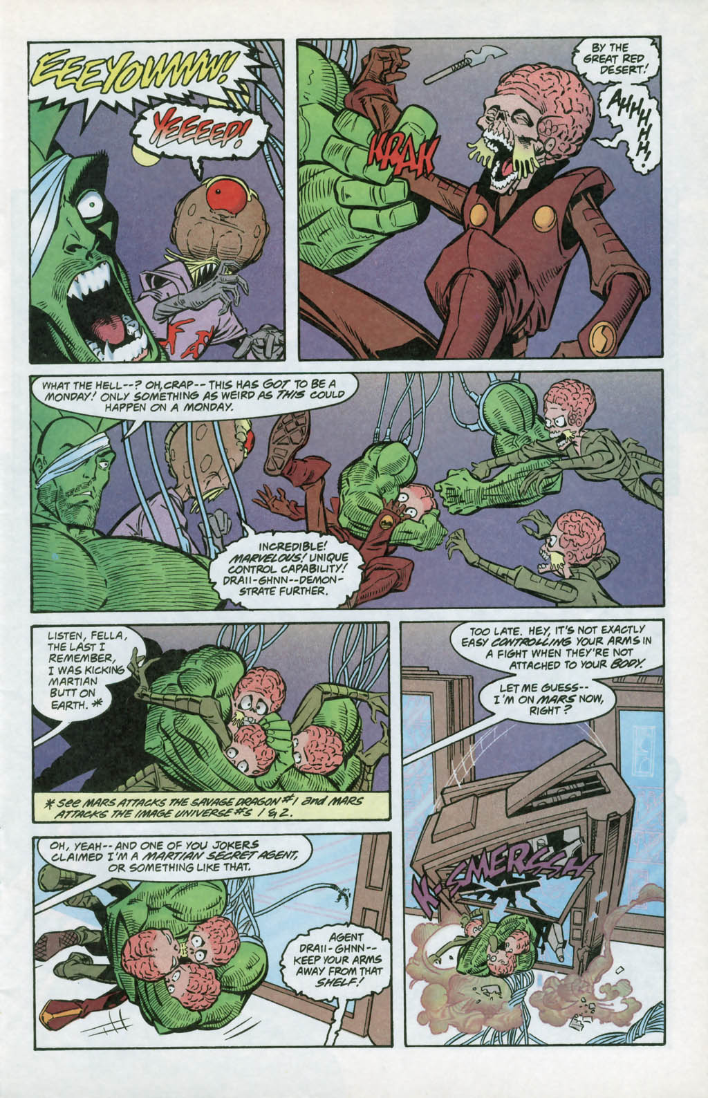 Read online Mars Attacks The Savage Dragon comic -  Issue #2 - 5