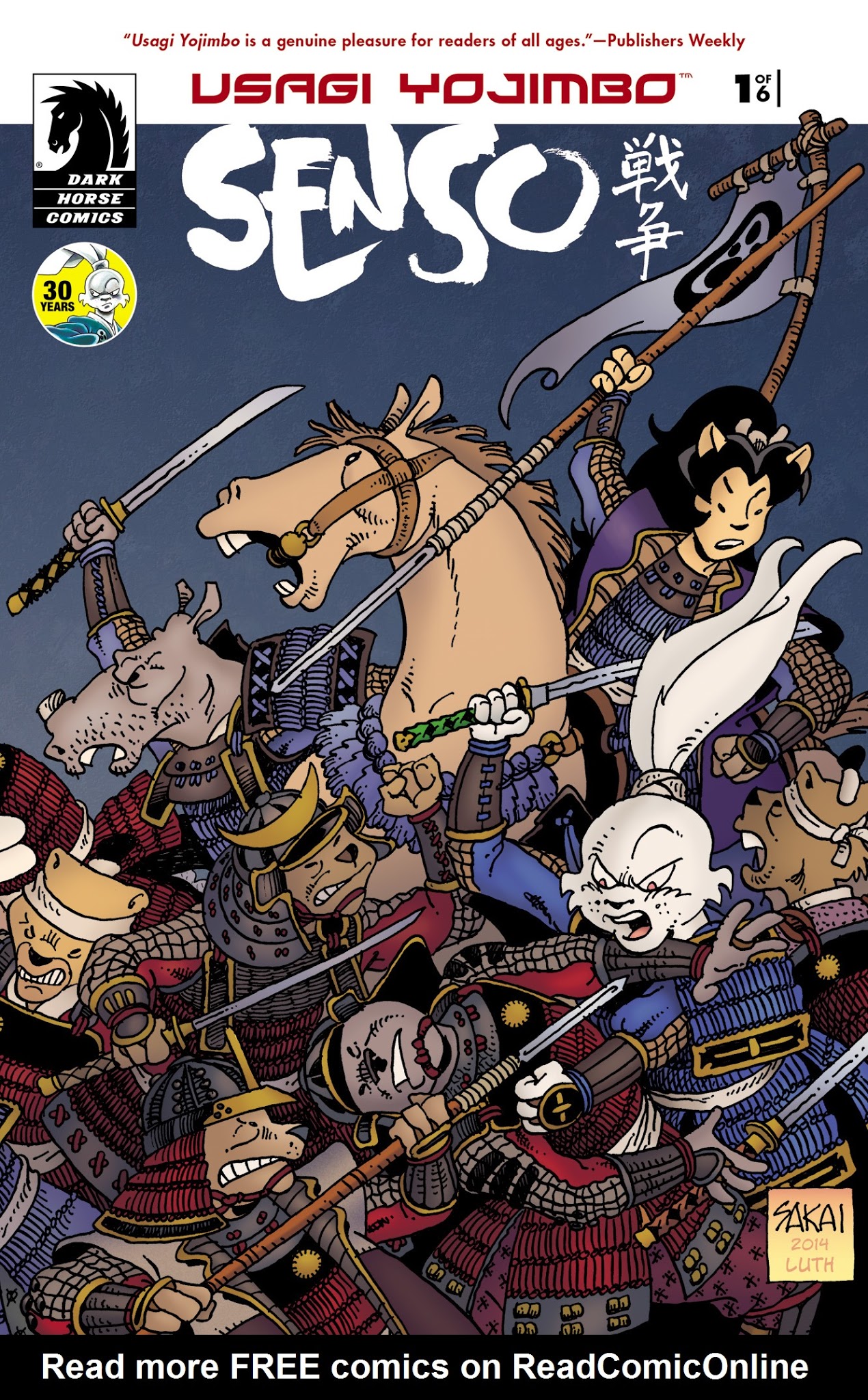 Read online Usagi Yojimbo: Senso comic -  Issue #1 - 1