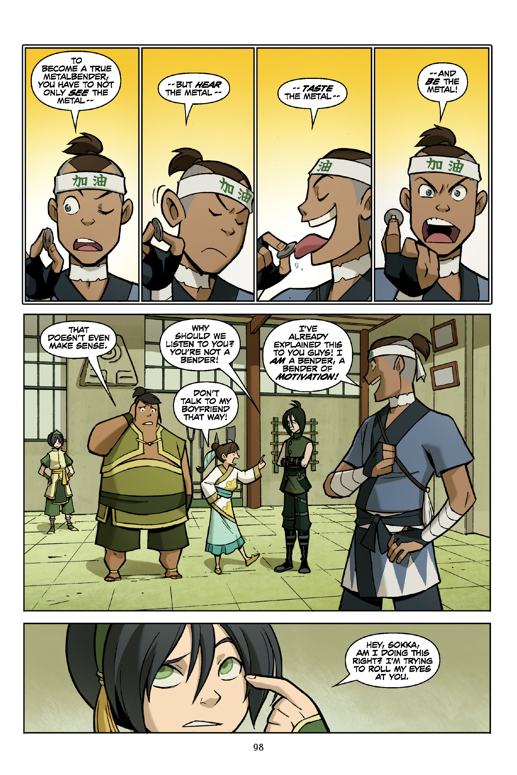 Read online Nickelodeon Avatar: The Last Airbender - The Promise comic -  Issue # _TPB Omnibus (Part 1) - 99