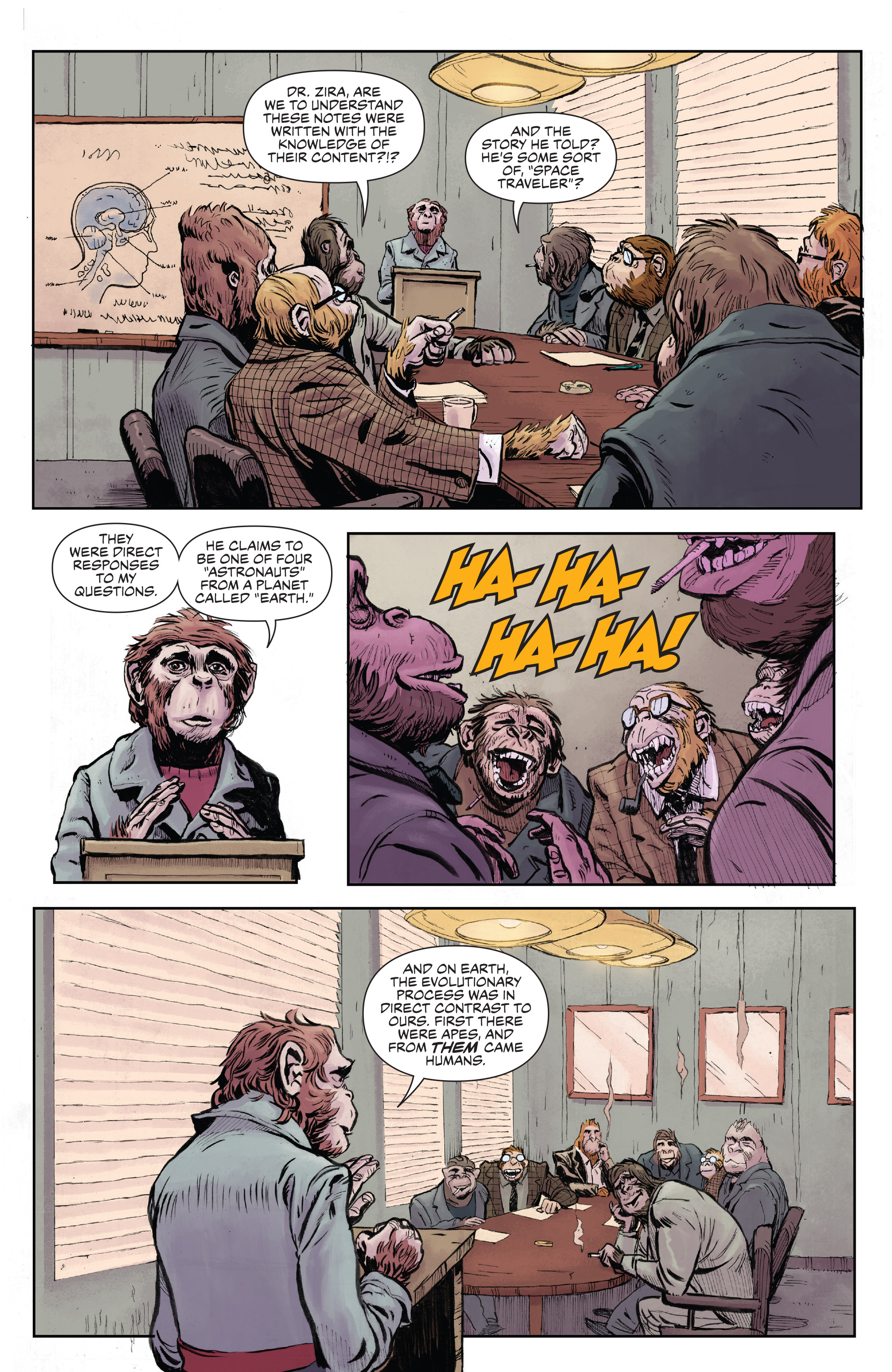 Read online Planet of the Apes Visionaries comic -  Issue # TPB - 69
