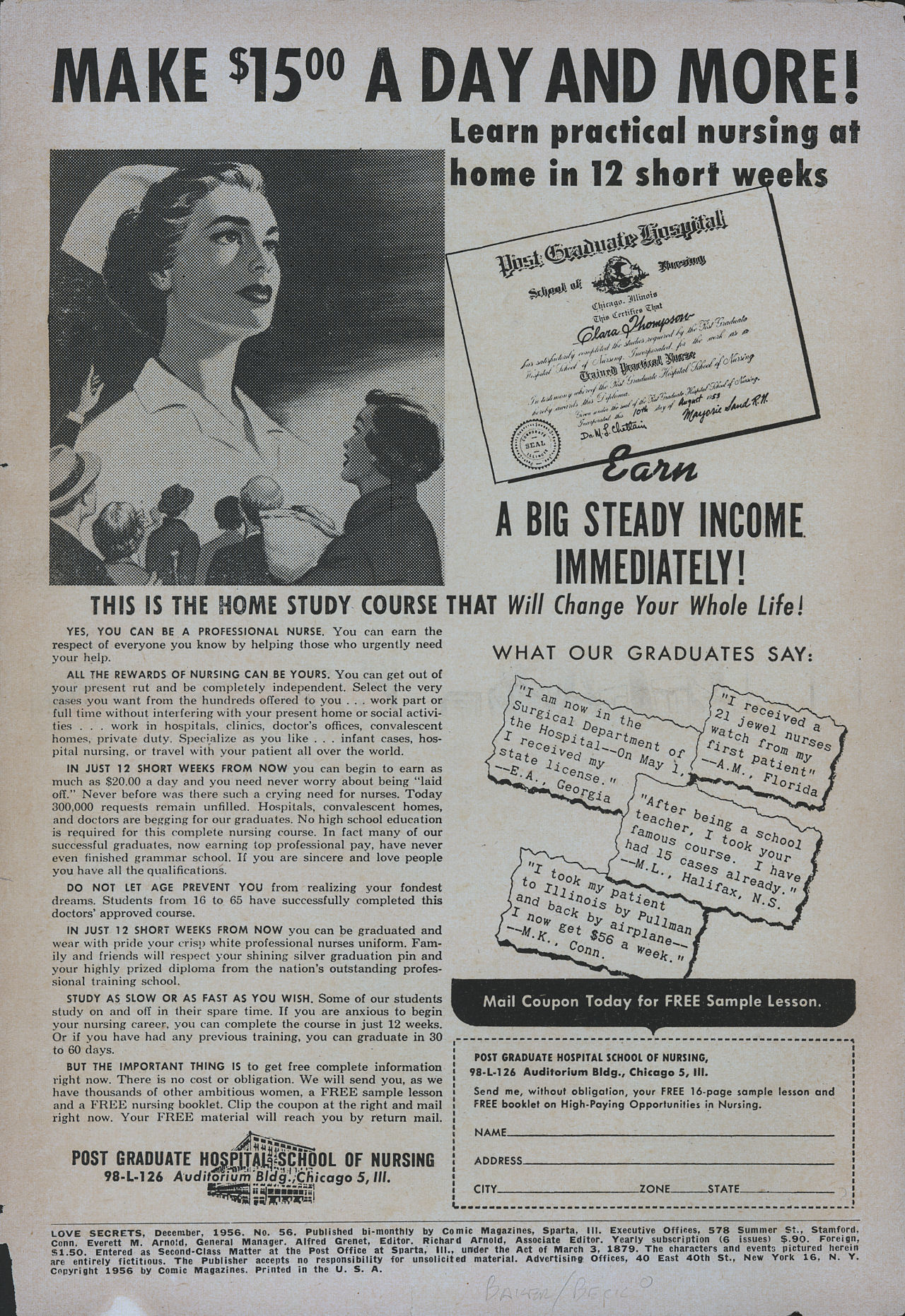 Read online Love Secrets (1953) comic -  Issue #56 - 2