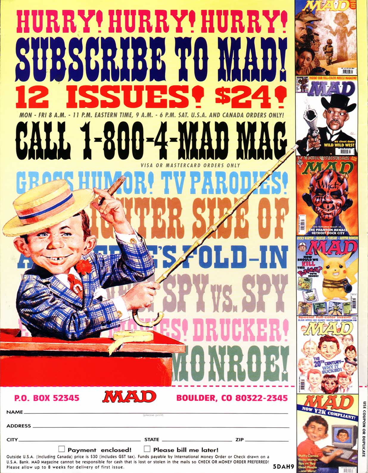 Read online MAD comic -  Issue #390 - 2