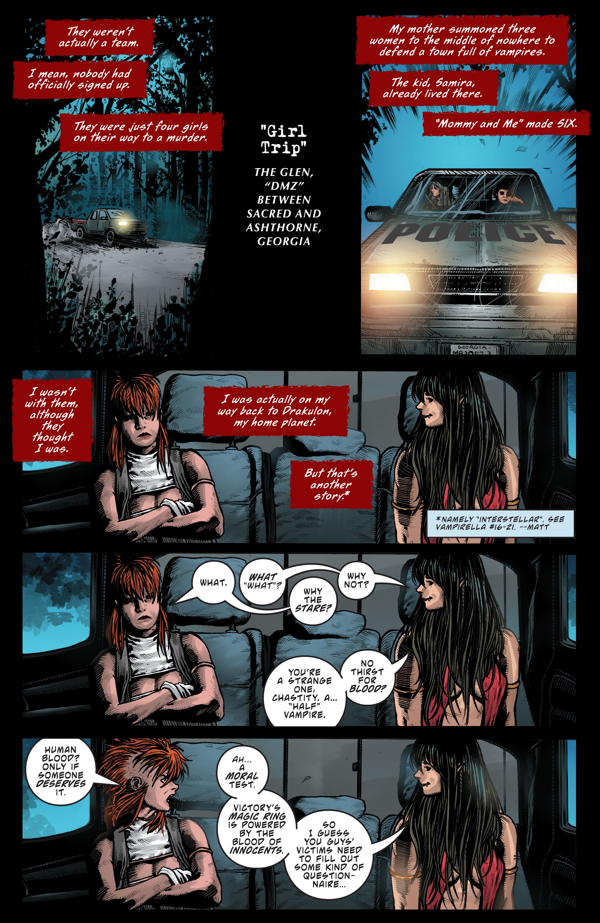 Read online Sacred Six comic -  Issue #11 - 12