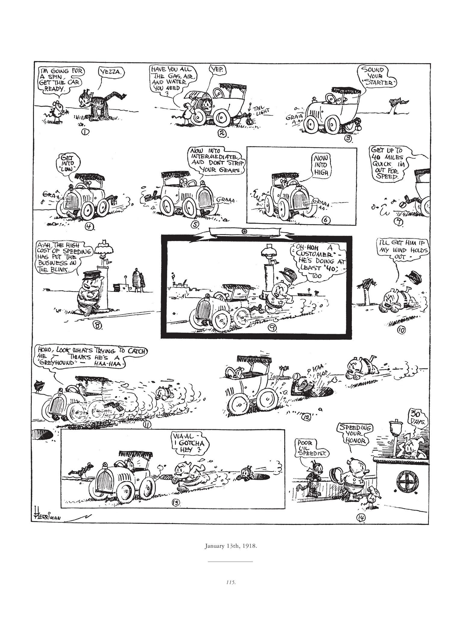 Read online Krazy & Ignatz comic -  Issue # TPB 1 - 115