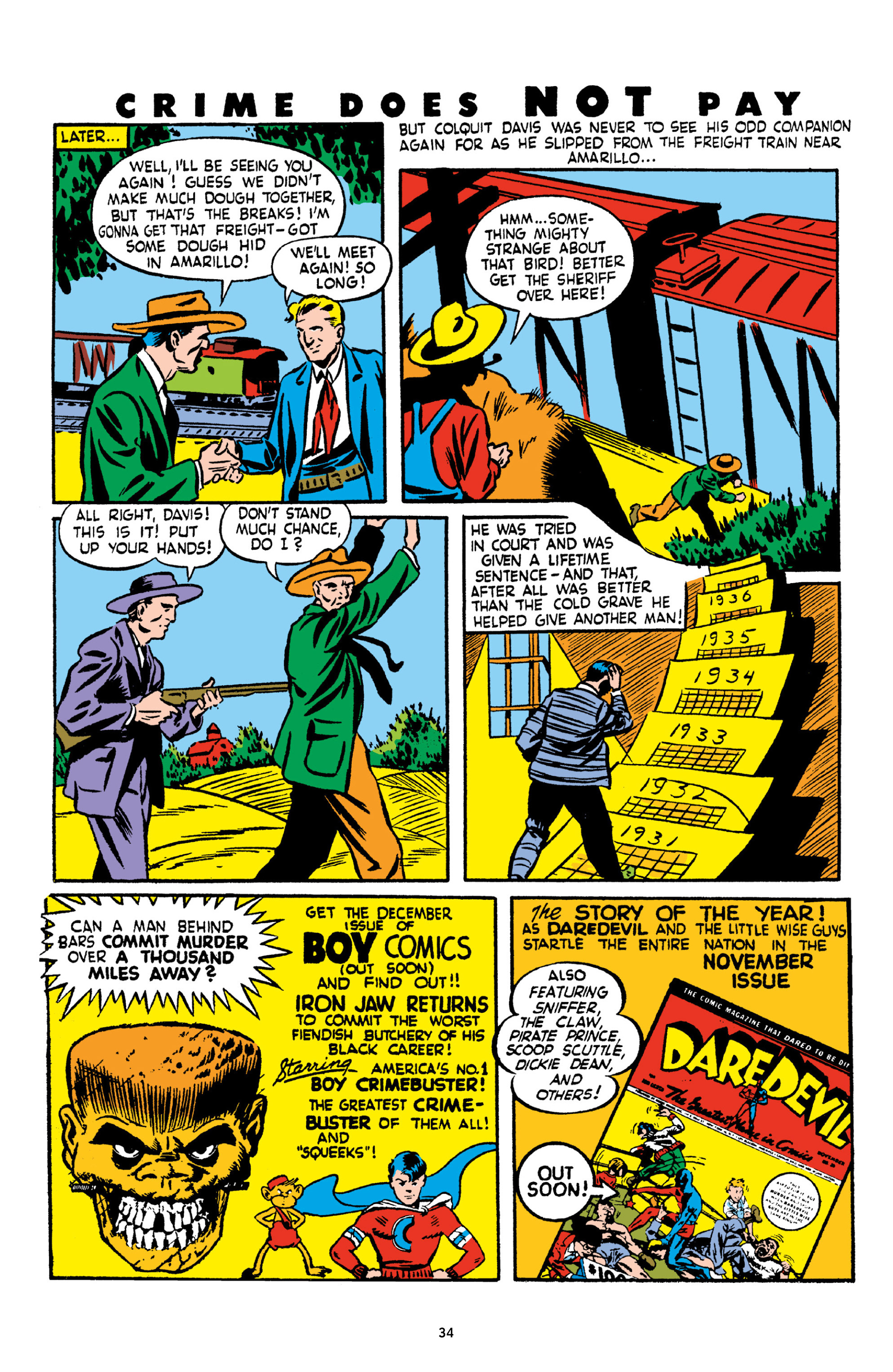 Read online Crime Does Not Pay Archives comic -  Issue # TPB 3 (Part 1) - 34