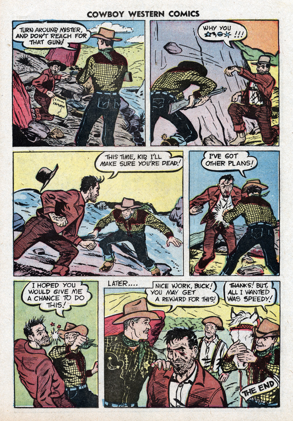 Read online Cowboy Western Comics (1948) comic -  Issue #22 - 29