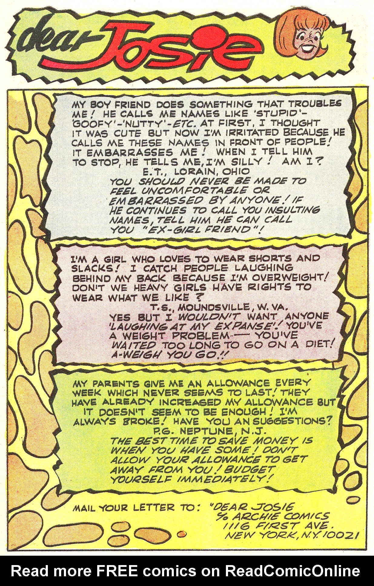 Read online Josie comic -  Issue #41 - 27