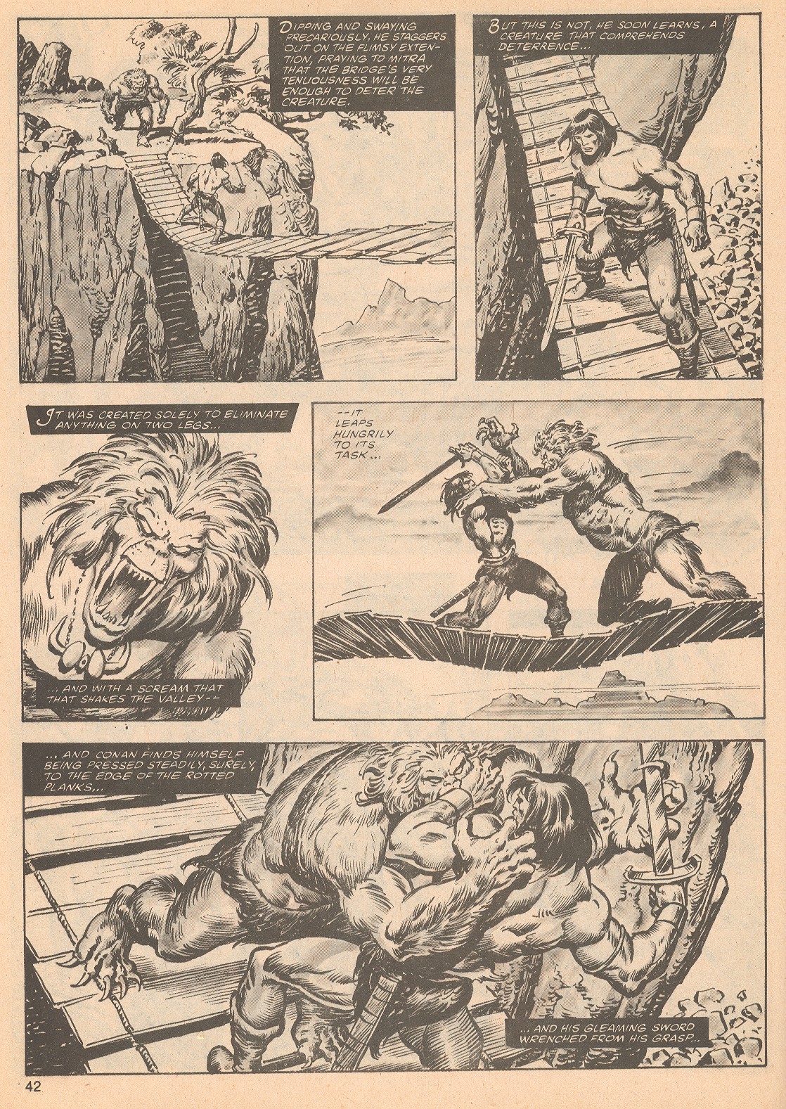 Read online The Savage Sword Of Conan comic -  Issue #64 - 42