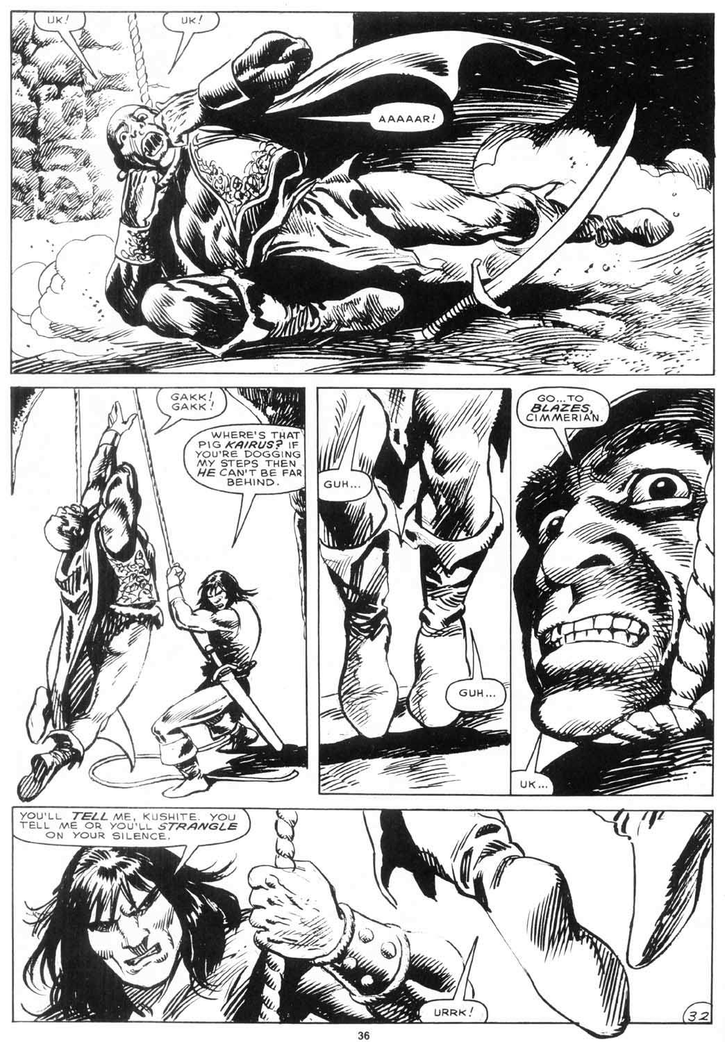 The Savage Sword Of Conan issue 156 - Page 36