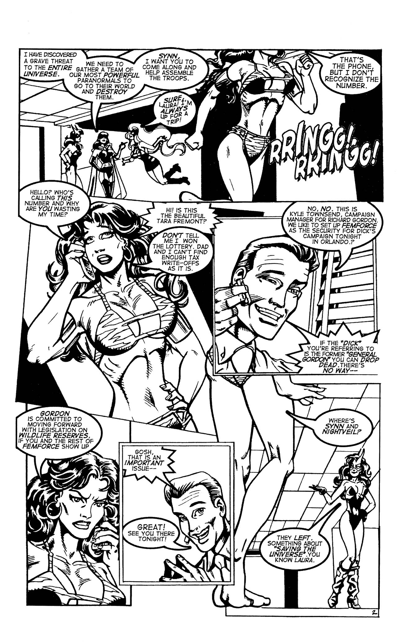 Read online Femforce comic -  Issue #148 - 4