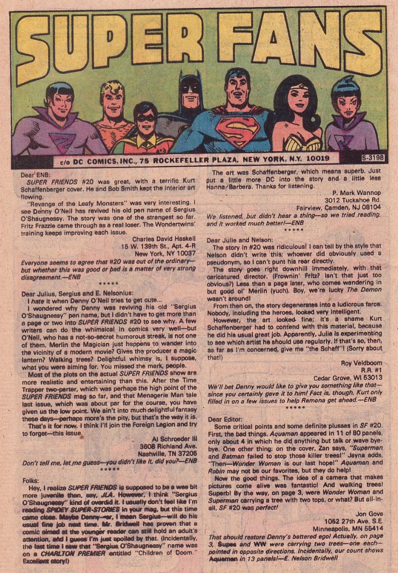 Read online The Super Friends comic -  Issue #25 - 20