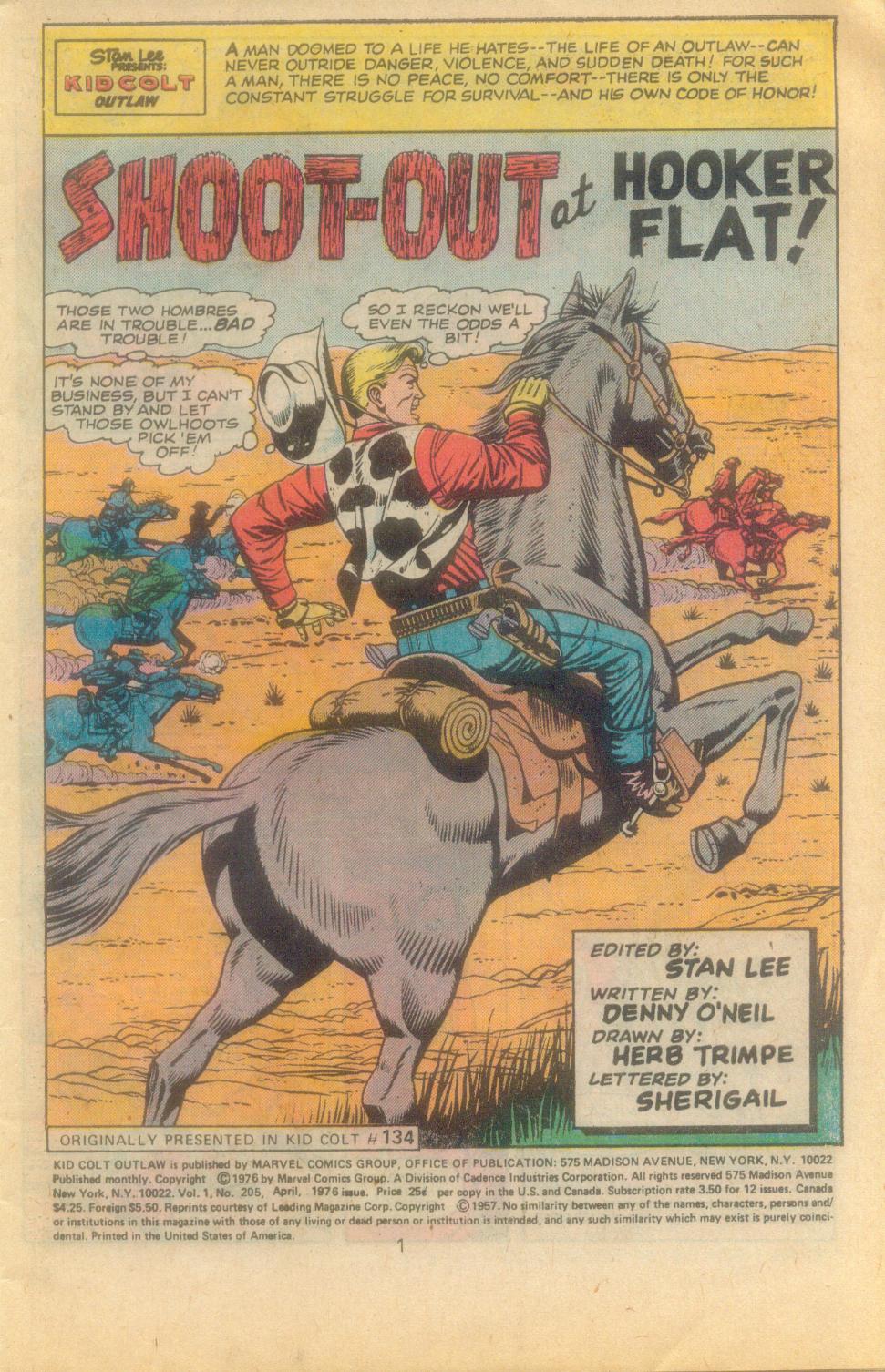 Read online Kid Colt Outlaw comic -  Issue #205 - 3