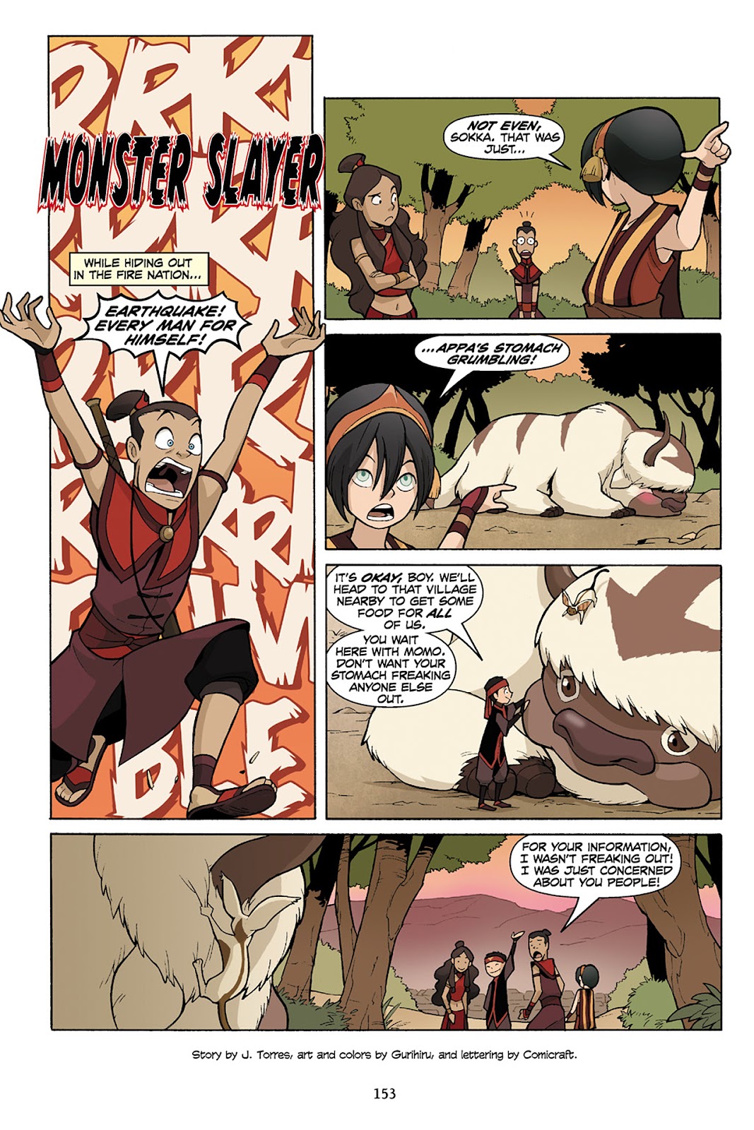 Nickelodeon Avatar: The Last Airbender - The Lost Adventures issue Full - Page 154