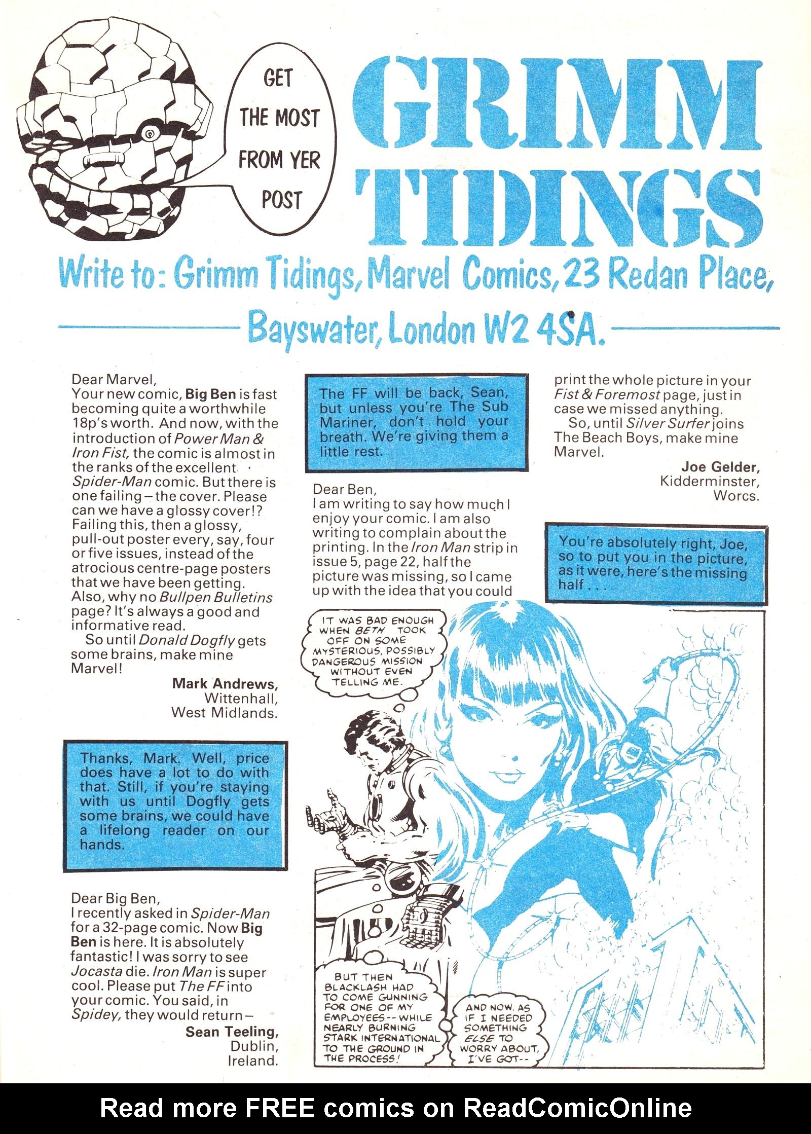Read online The Thing Is Big Ben comic -  Issue #13 - 18