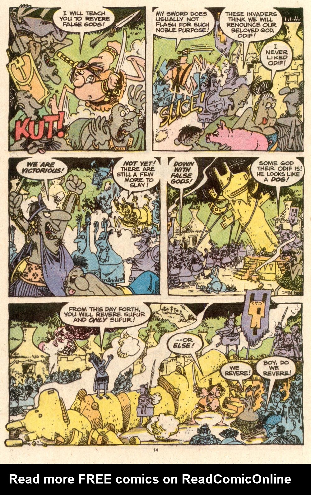 Read online Sergio Aragonés Groo the Wanderer comic -  Issue #58 - 14