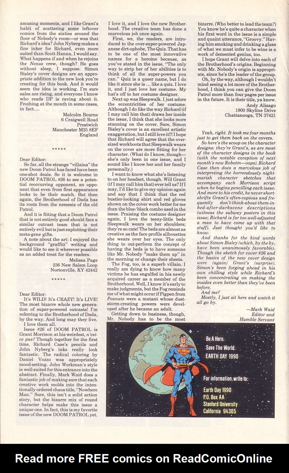 Read online Doom Patrol (1987) comic -  Issue #30 - 28