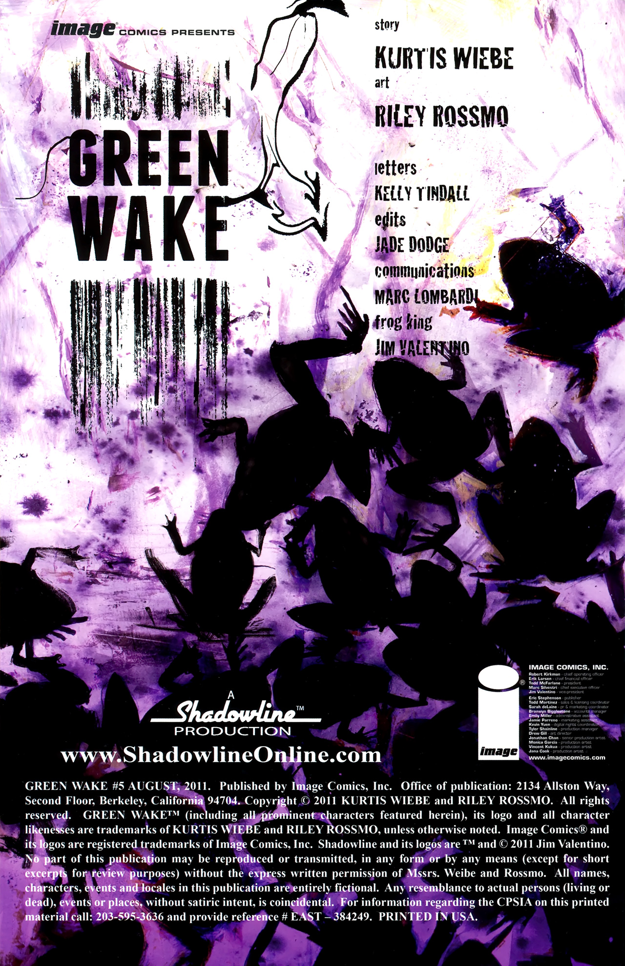 Read online Green Wake comic -  Issue #5 - 2