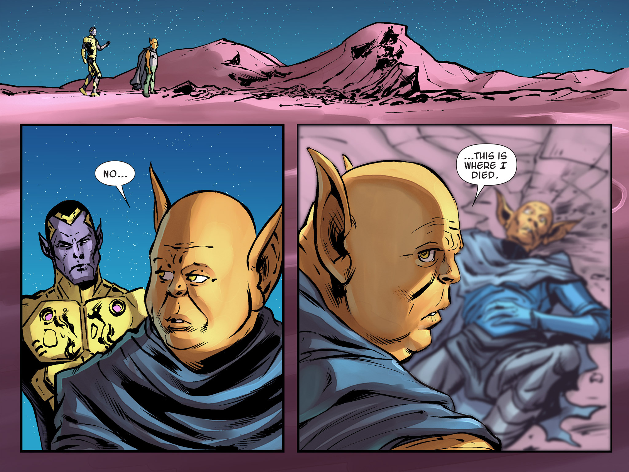 Read online Thanos: A God Up There Listening comic -  Issue # TPB - 285