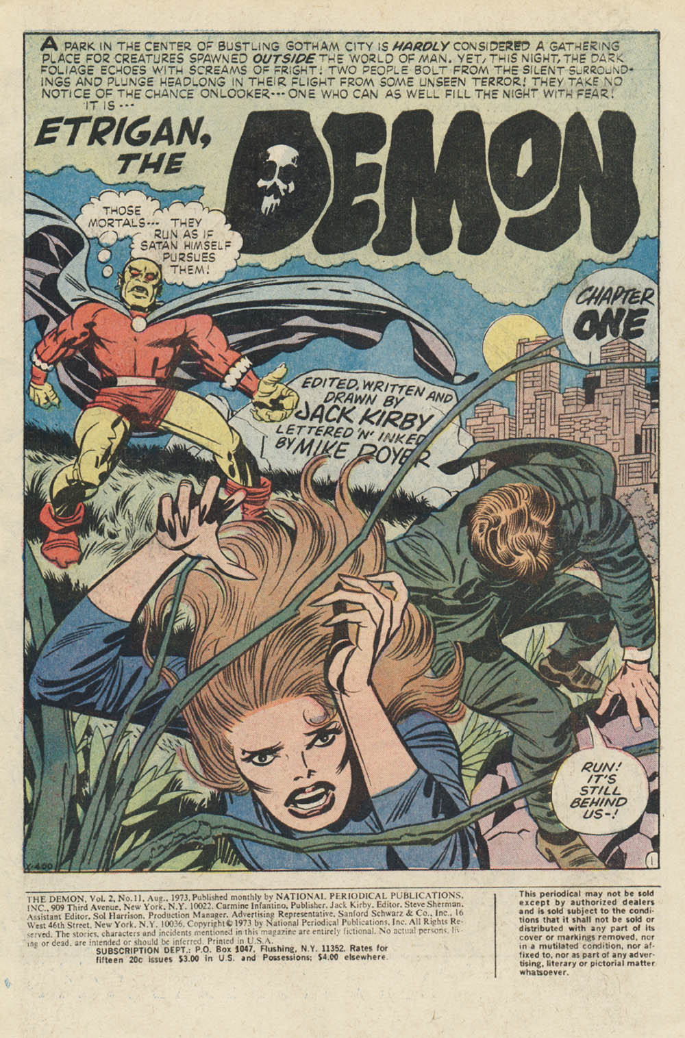Read online The Demon (1972) comic -  Issue #11 - 2