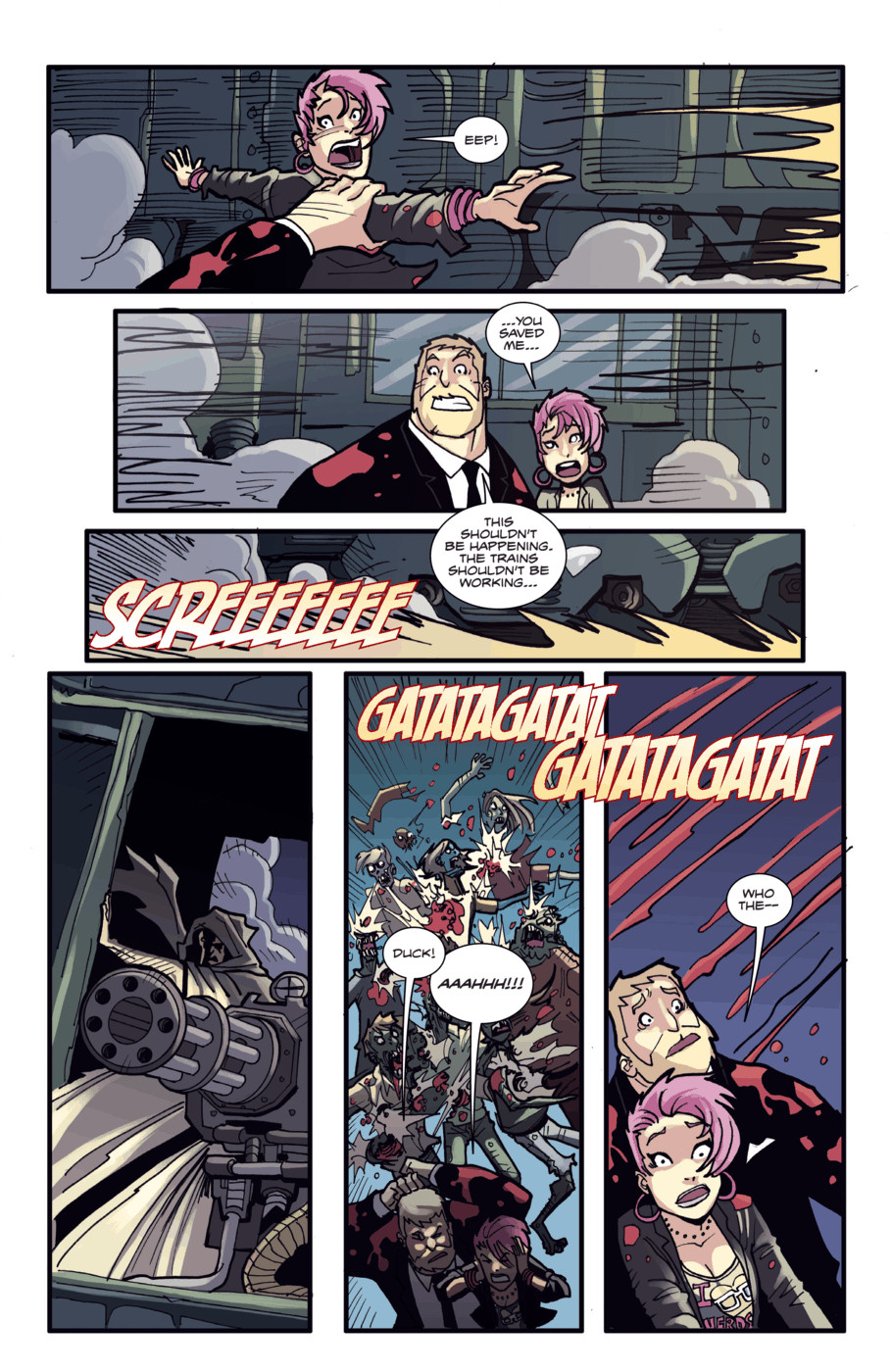 Read online Fanboys vs. Zombies comic -  Issue #9 - 24