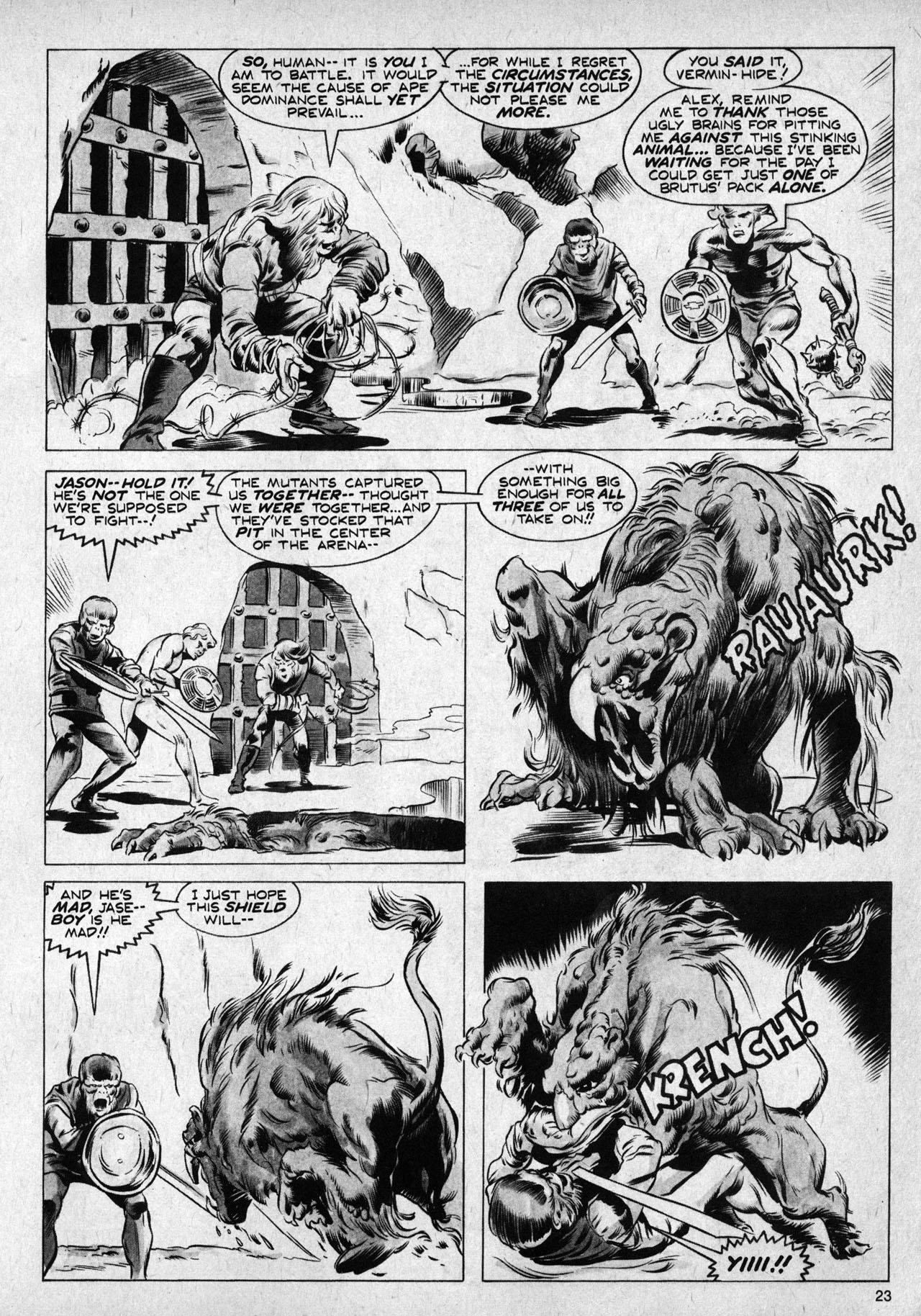 Read online Planet of the Apes comic -  Issue #3 - 23