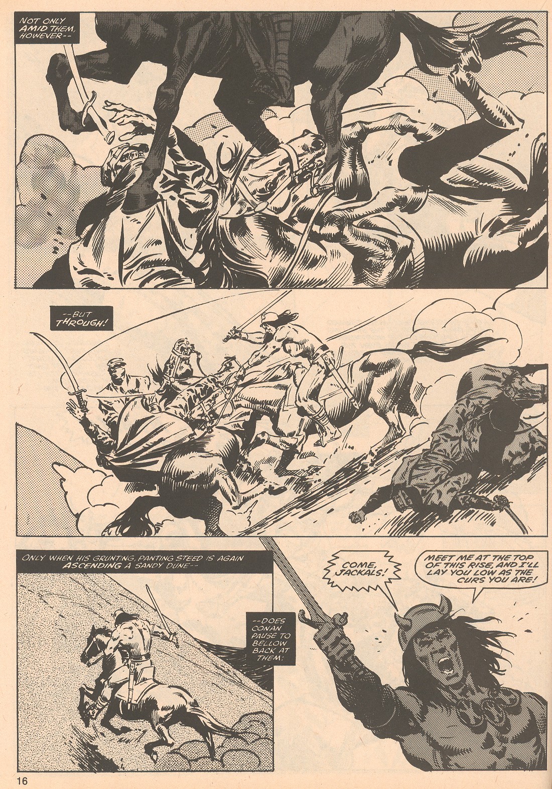 Read online The Savage Sword Of Conan comic -  Issue #57 - 16