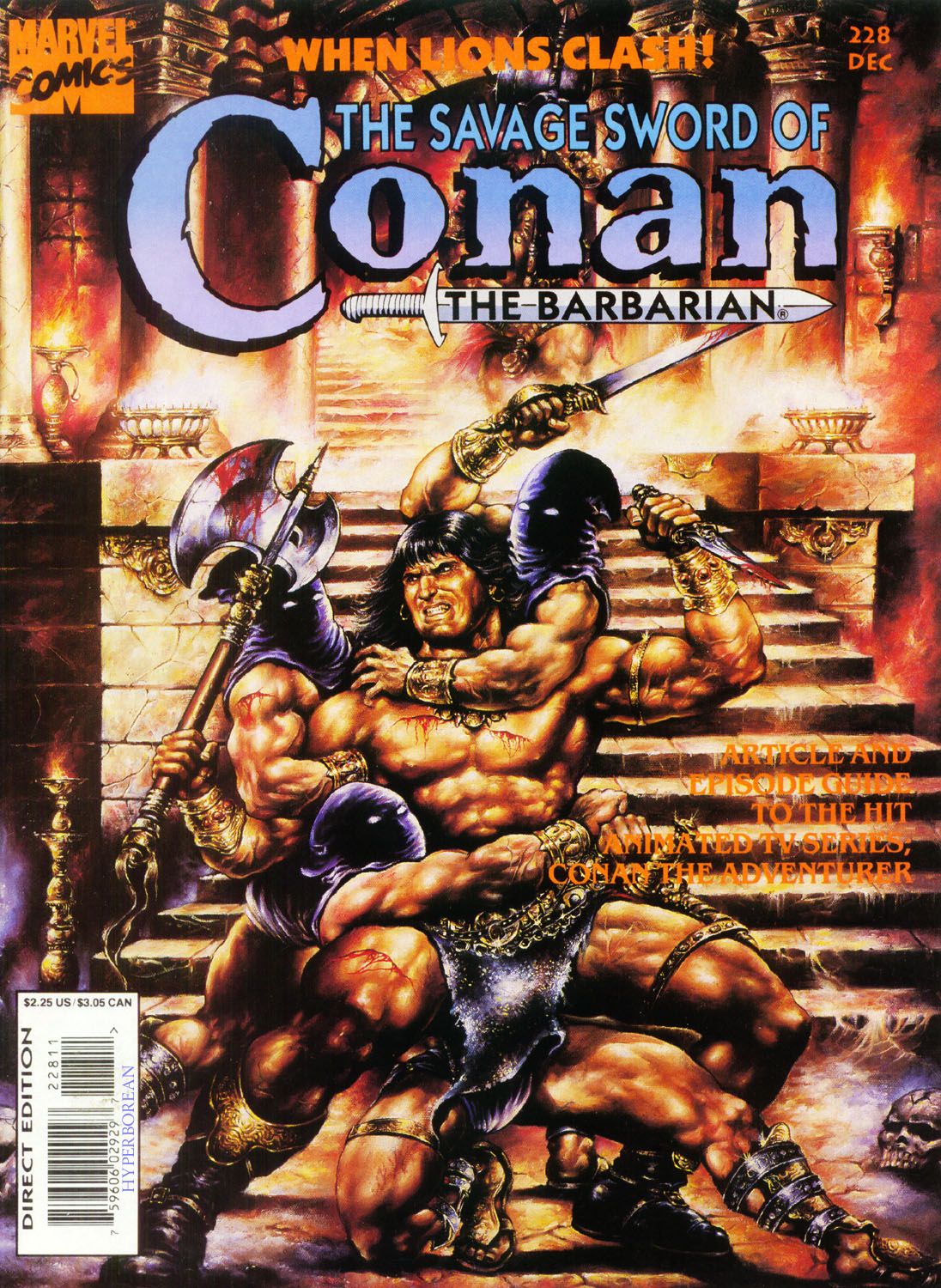 Read online The Savage Sword Of Conan comic -  Issue #228 - 1