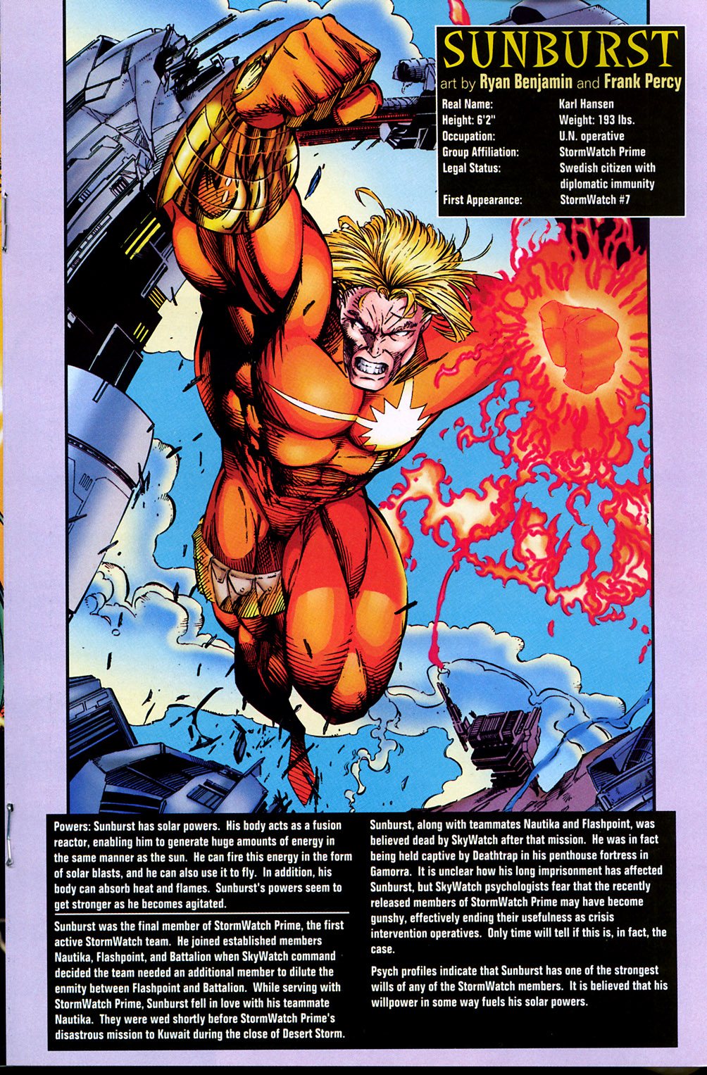 Read online Stormwatch Sourcebook comic -  Issue # Full - 14
