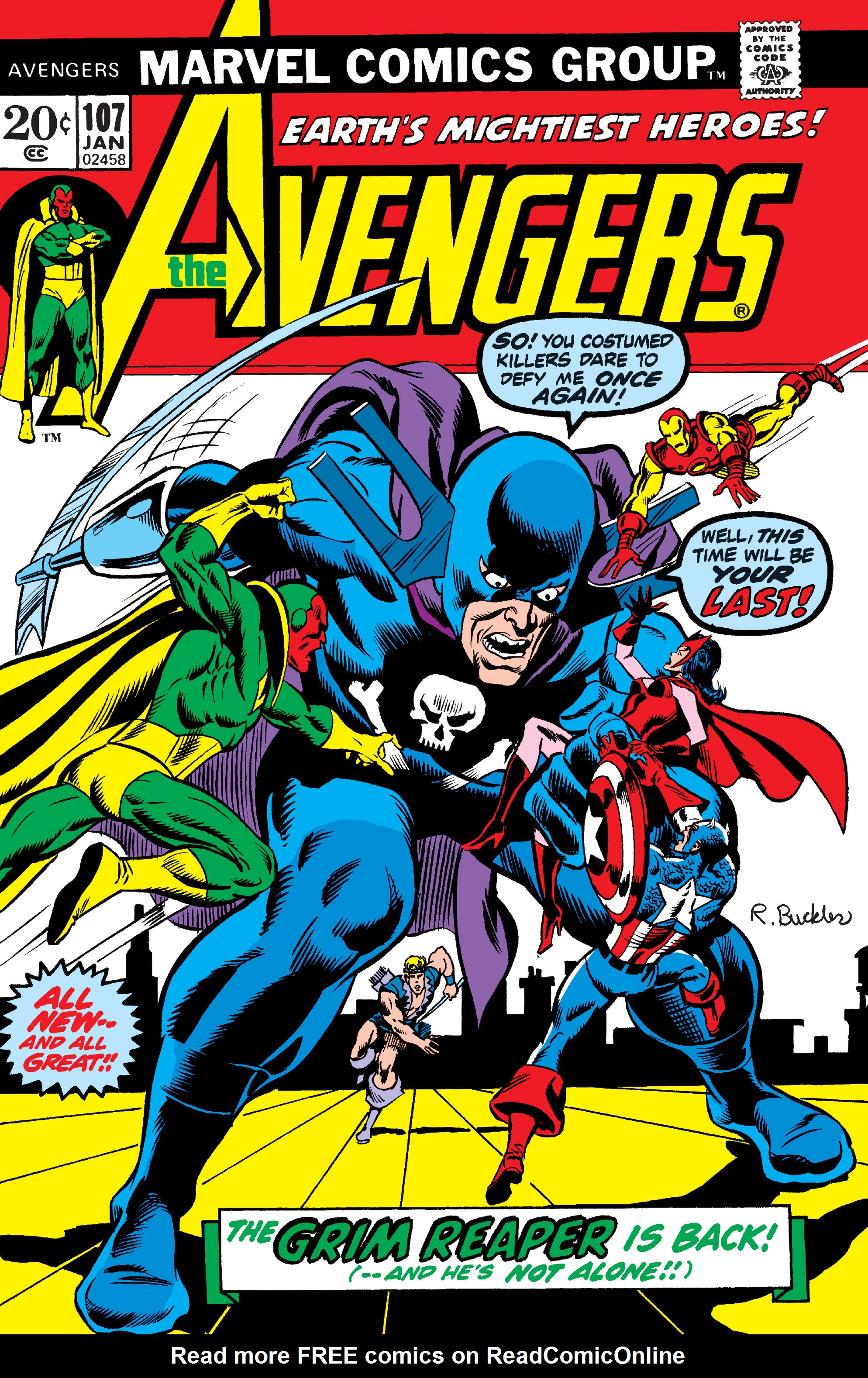 Read online The Avengers (1963) comic -  Issue #107 - 1