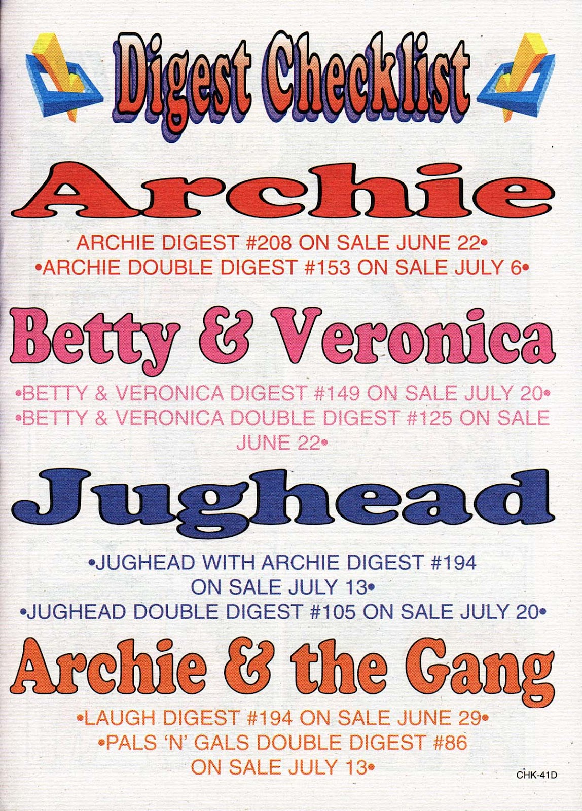 Betty and Veronica Double Digest issue 125 - Page 98