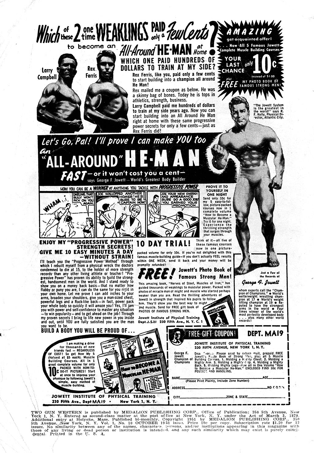 Read online Two Gun Western (1950) comic -  Issue #10 - 2