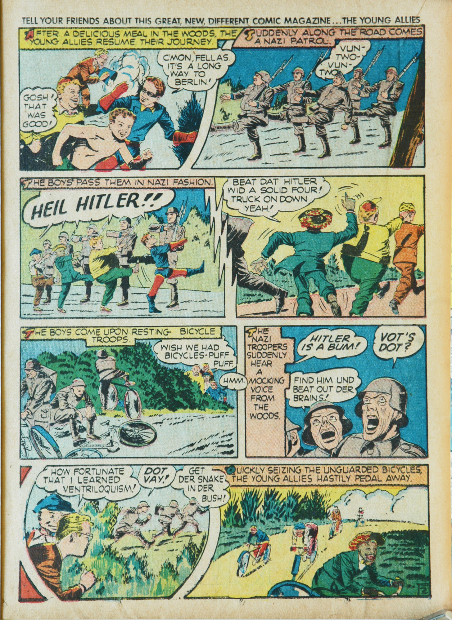 Read online Young Allies Comics comic -  Issue #1 - 34