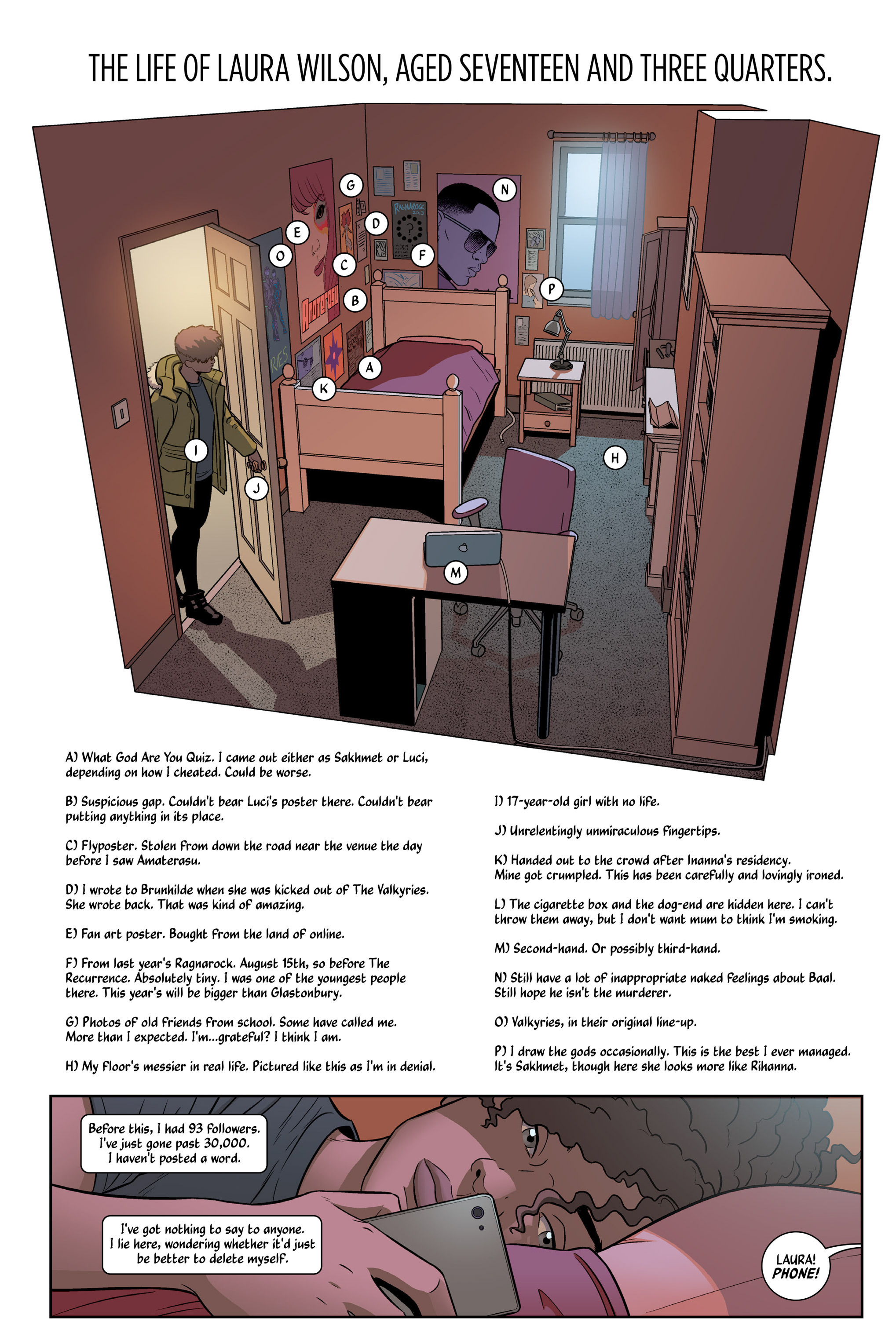 Read online The Wicked   The Divine: Book One comic -  Issue # Full (Part 1) - 164