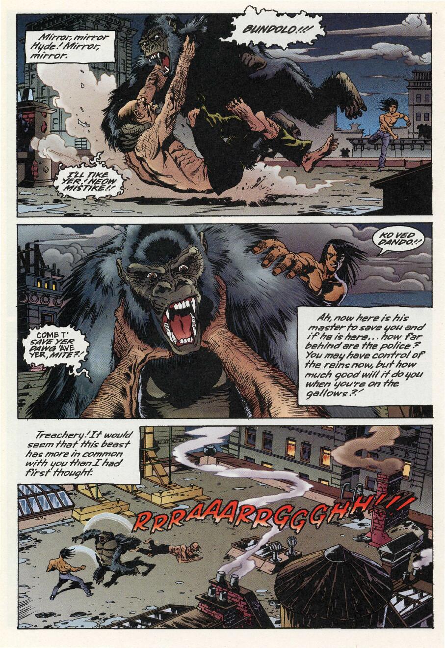 Read online Tarzan (1996) comic -  Issue #16 - 17