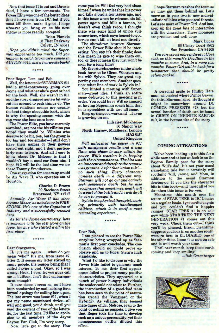 Starman (1988) Issue #15 #15 - English 25