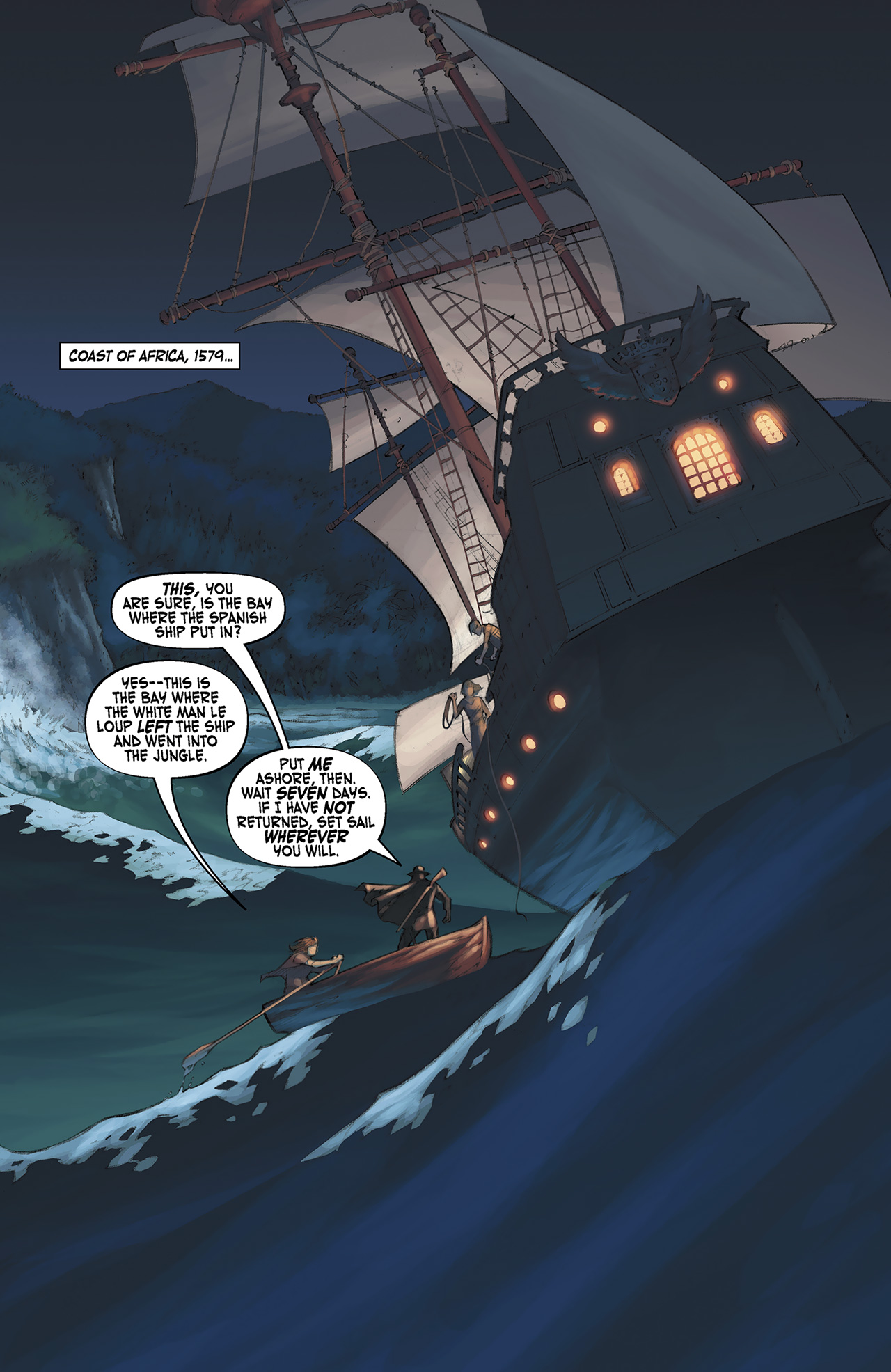 Read online Solomon Kane: Red Shadows comic -  Issue #3 - 4