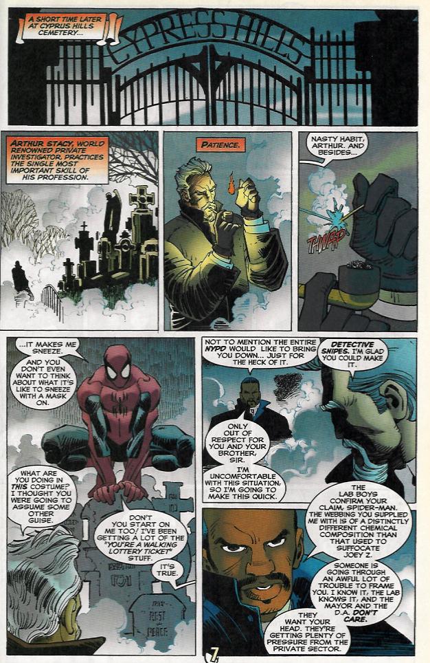 Read online Spider-Man (1990) comic -  Issue #91- Dusk Falls Over Manhattan - 9