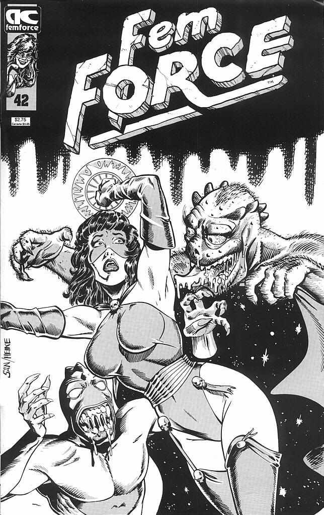 Read online Femforce comic -  Issue #41 - 44