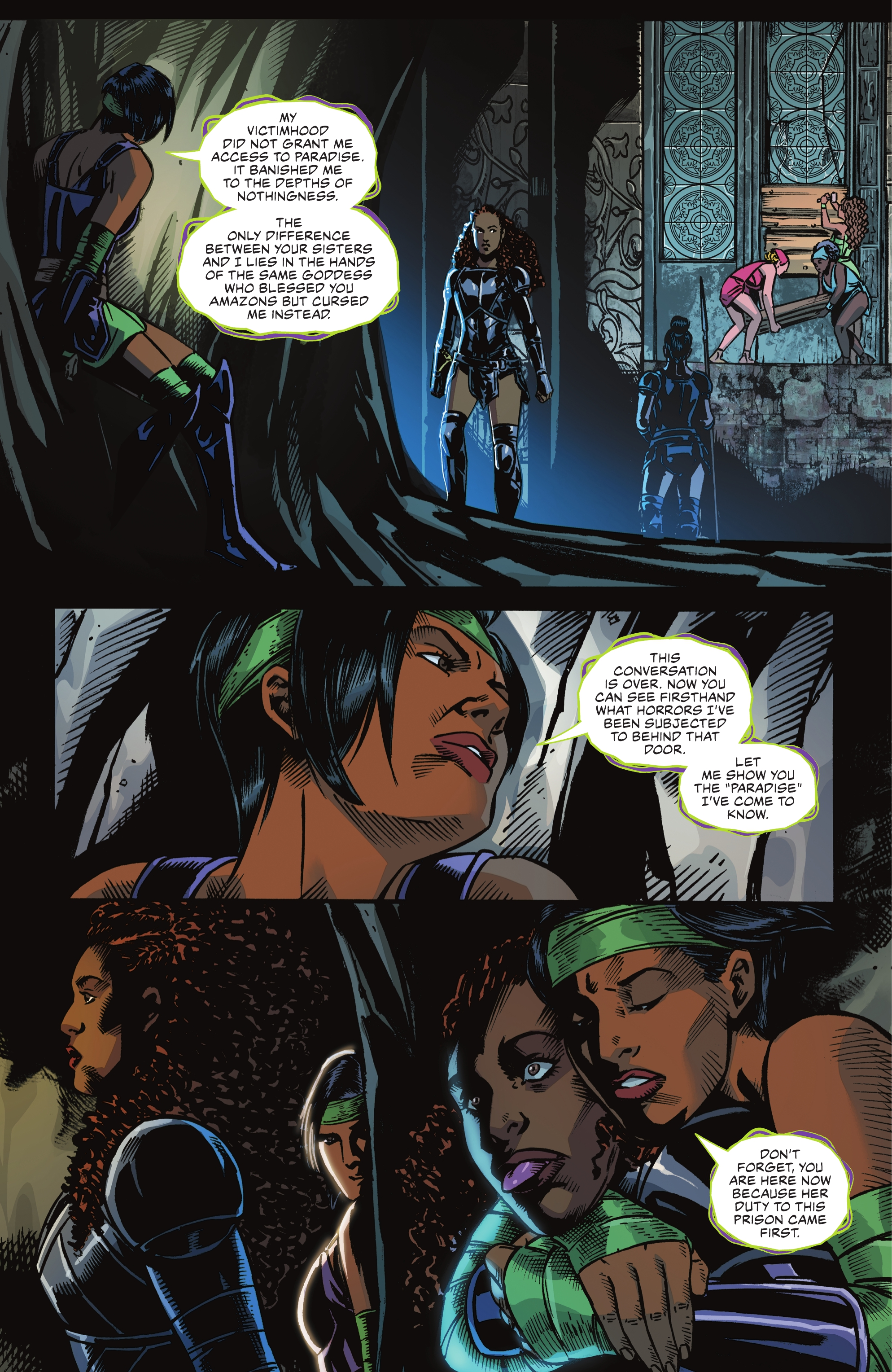 Read online Nubia & the Amazons comic -  Issue #4 - 14